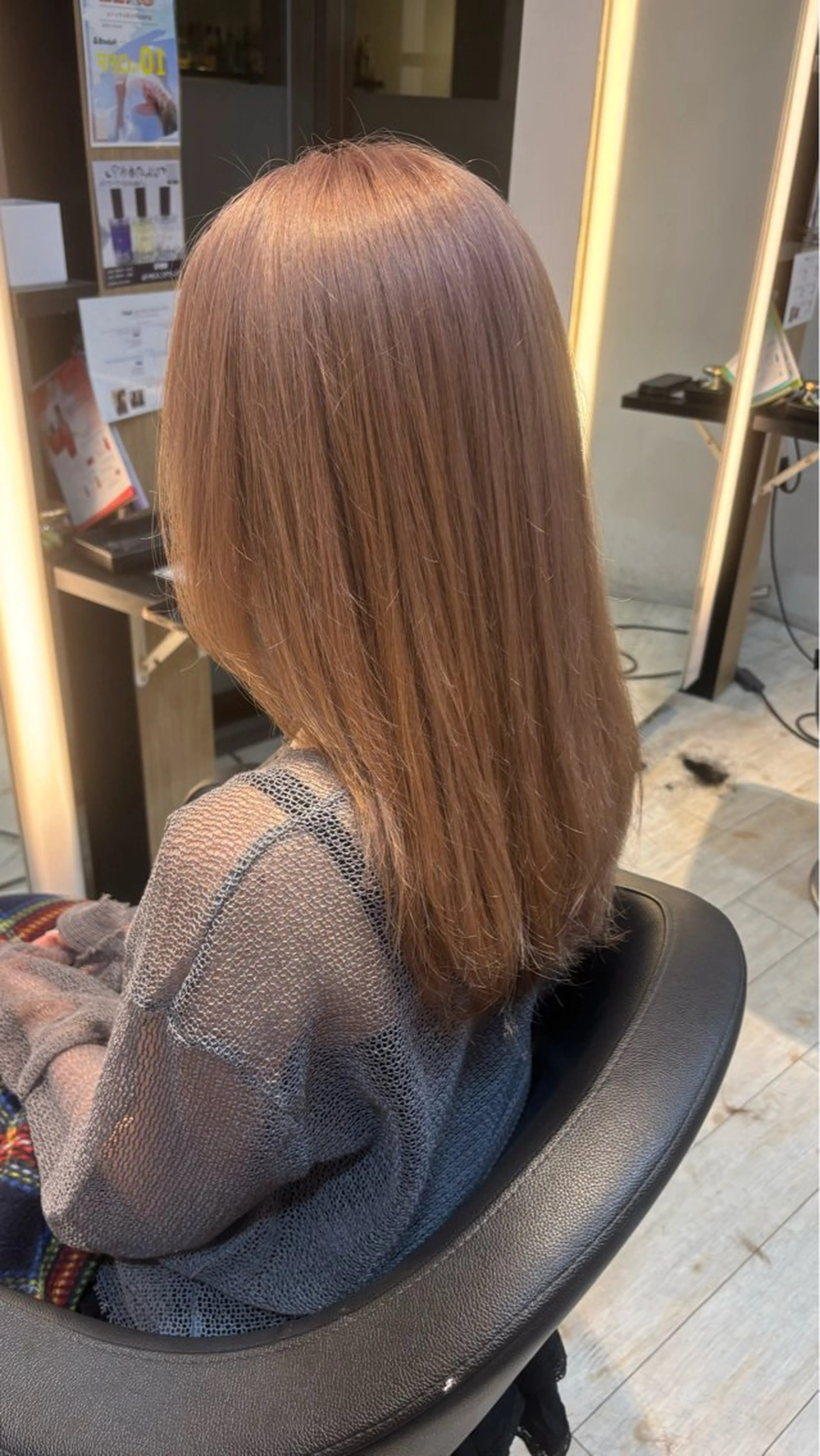 カラー ベージュカラー ブリーチ ミルクティーベージュ カット ヘアカラー トリートメント miyu/ボブ/ 透明感カラー/栄のヘアスタイル