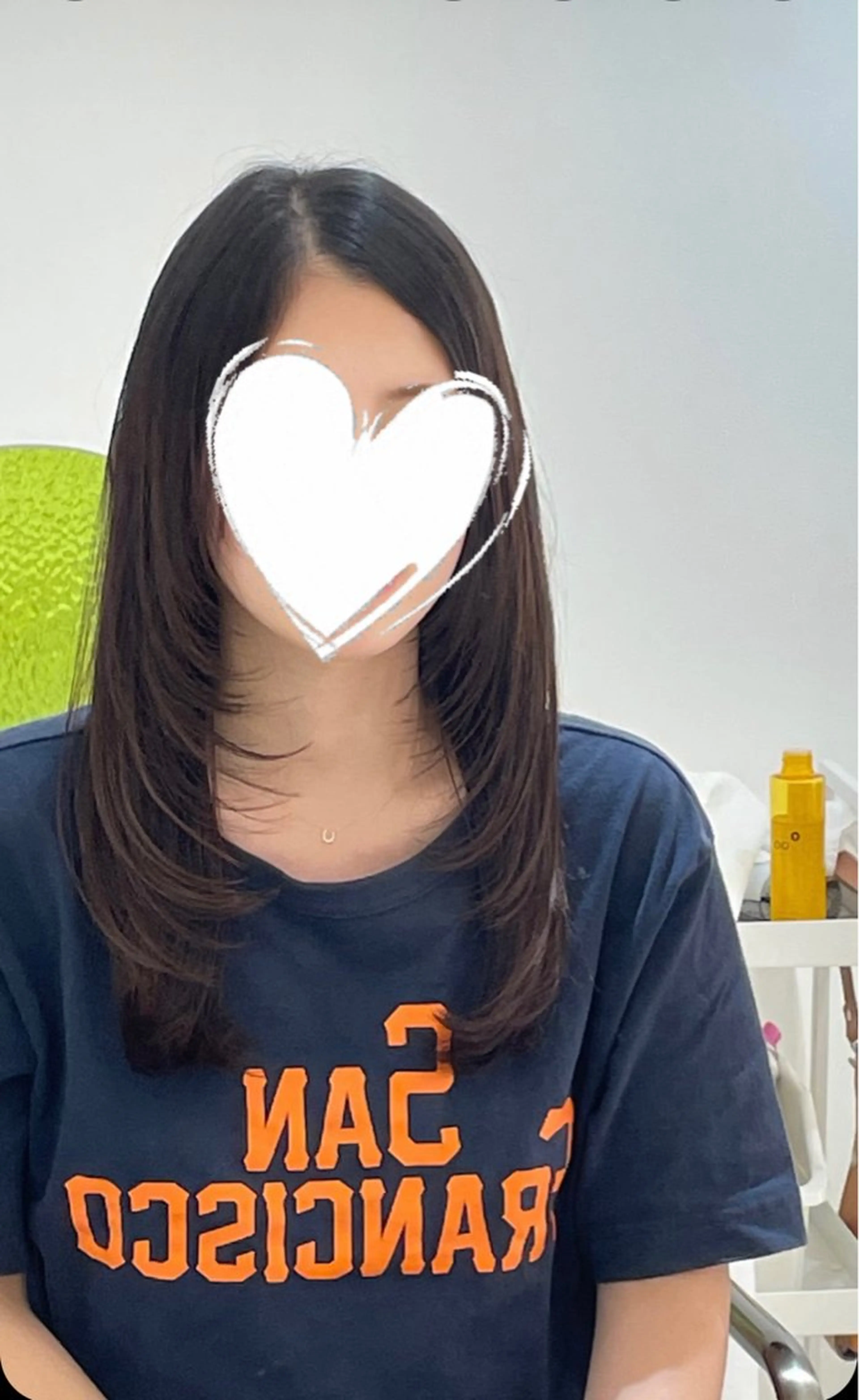 ロング 顔周りカット レイヤーカット 小顔カット nico. Julieのヘアスタイル