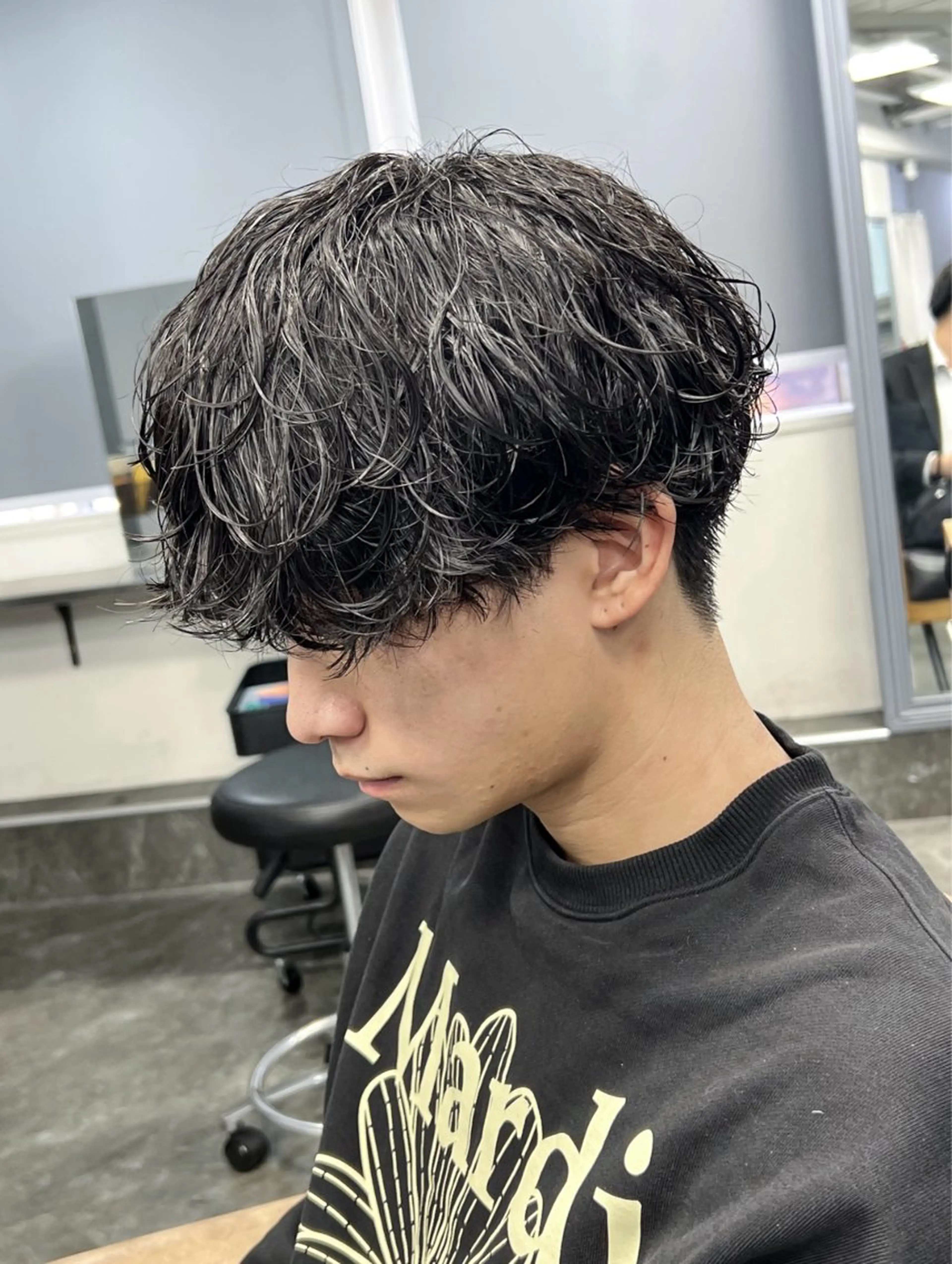 ショート パーマ 梅田/メンズ／美容師 パーマ/一色翔のヘアスタイル