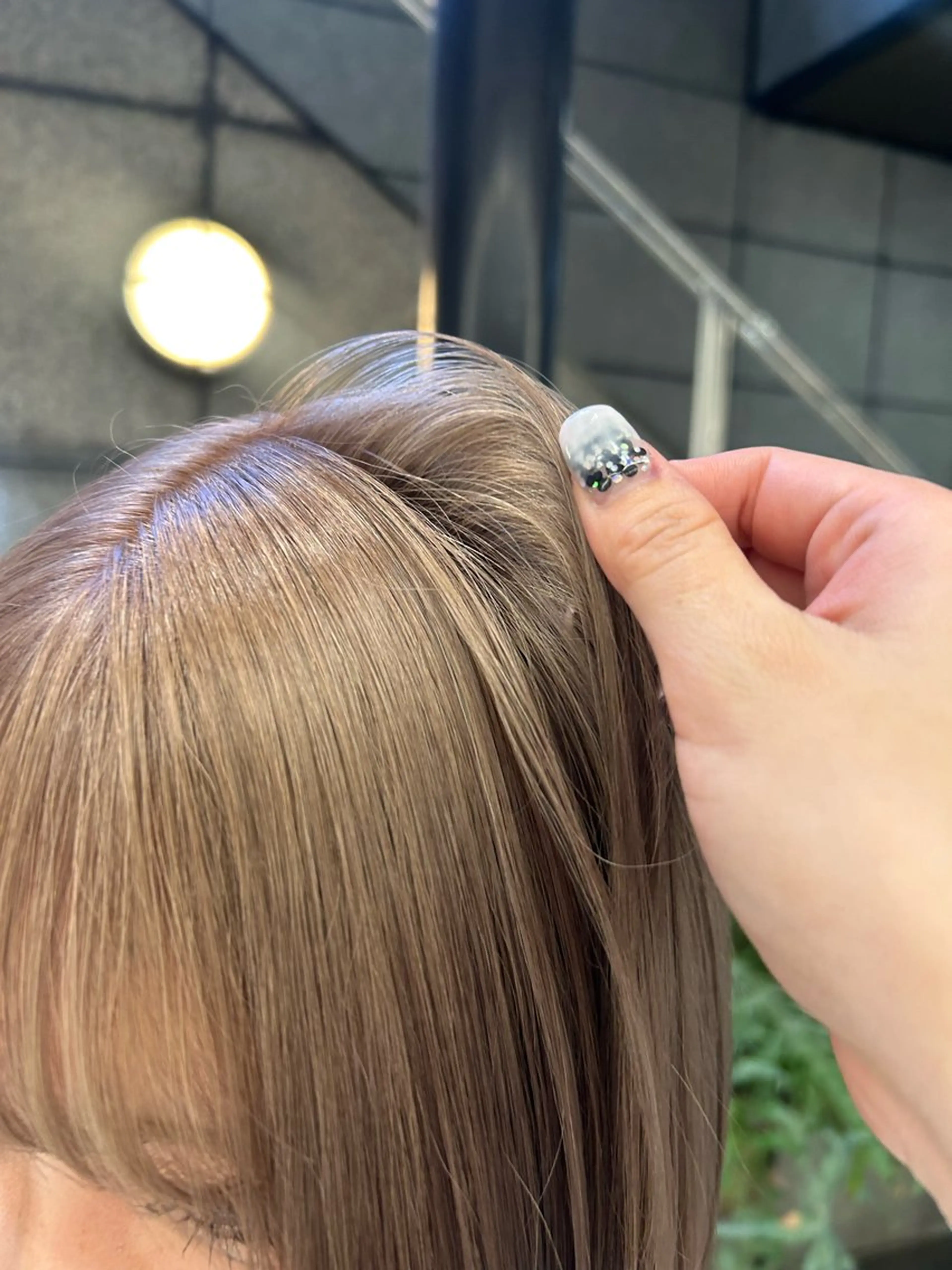 ミディアム ヘアカラー 🇰🇷韓国スタイル /束間まつげ🎀ミキのヘアスタイル