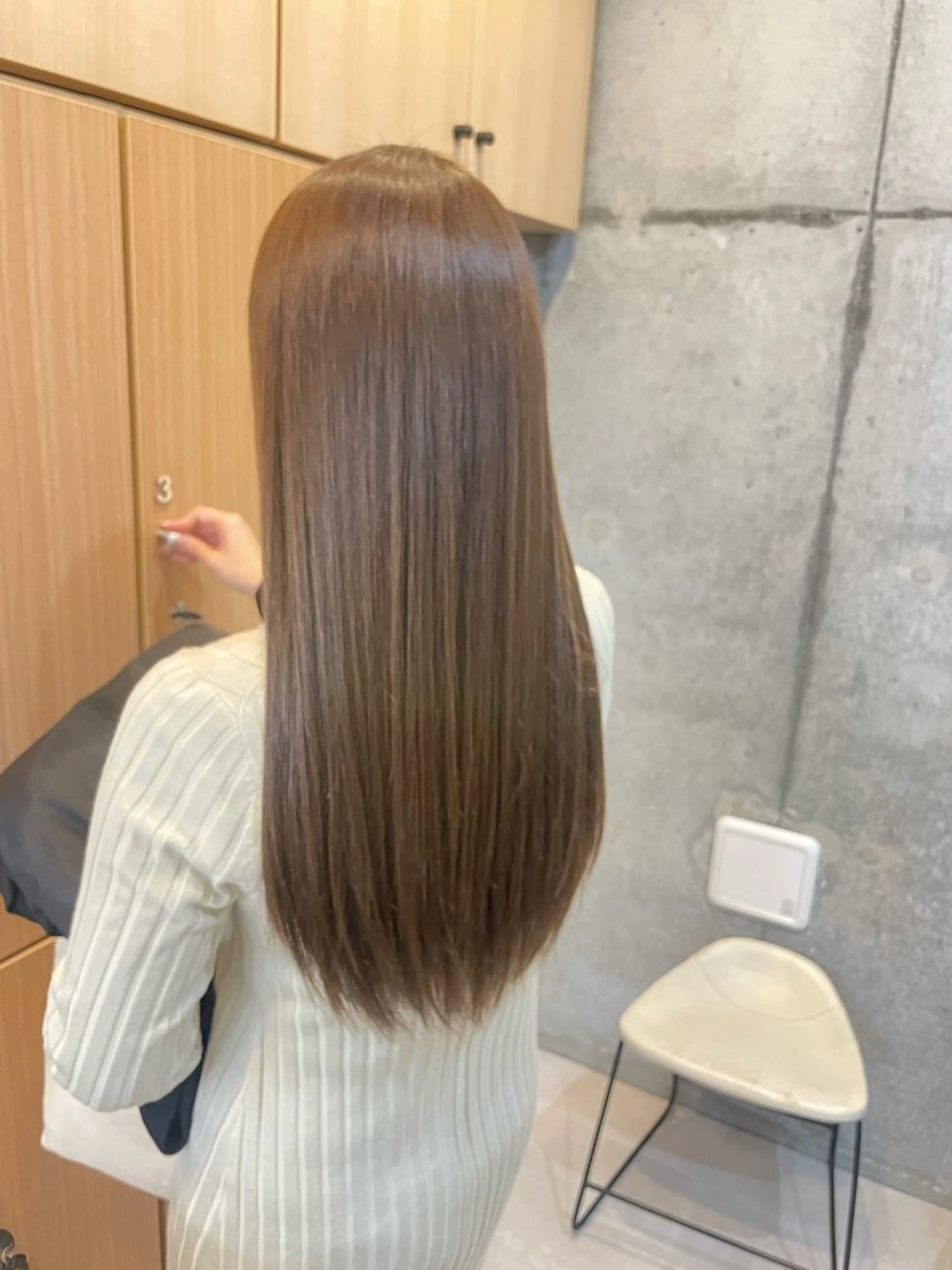 ロング 縮毛矯正 ami🍊hair salon soilのヘアスタイル