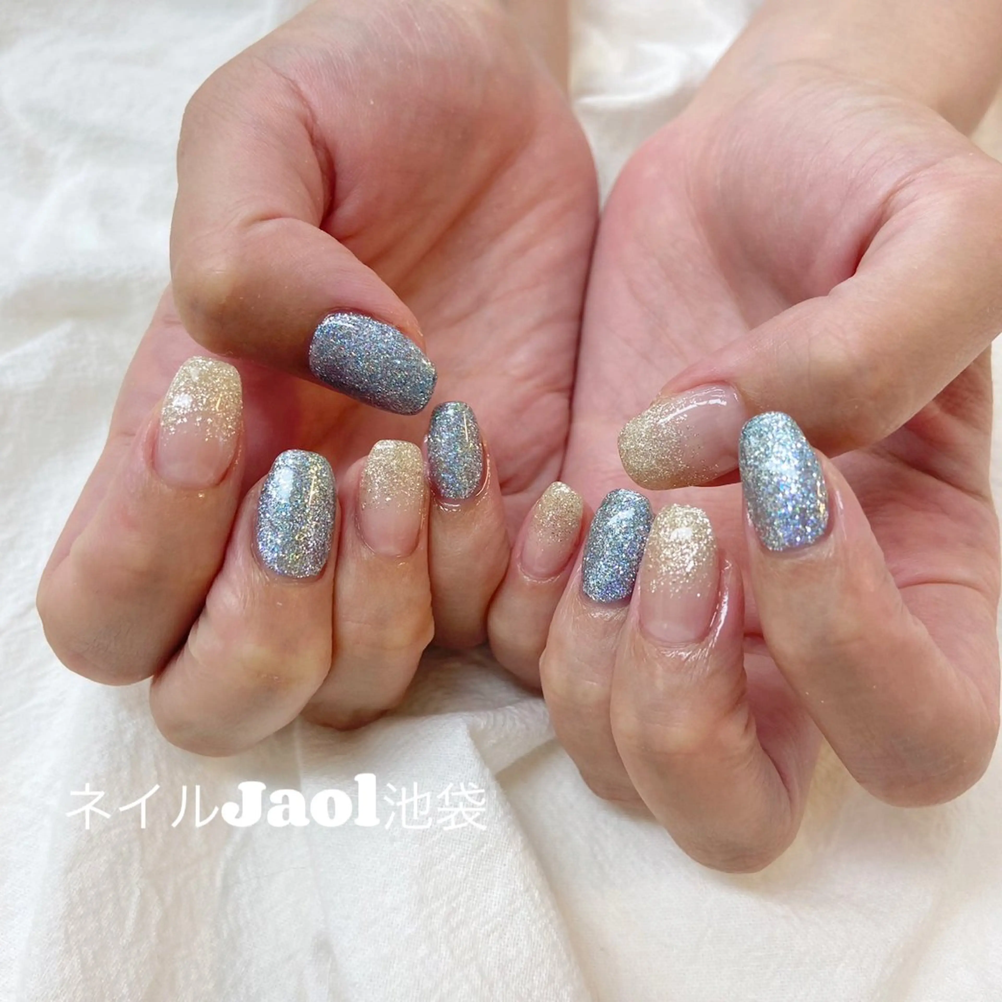 ミディアム ハンドネイル nail jaol池袋店所属・ネイルJaol 池袋のネイルデザイン