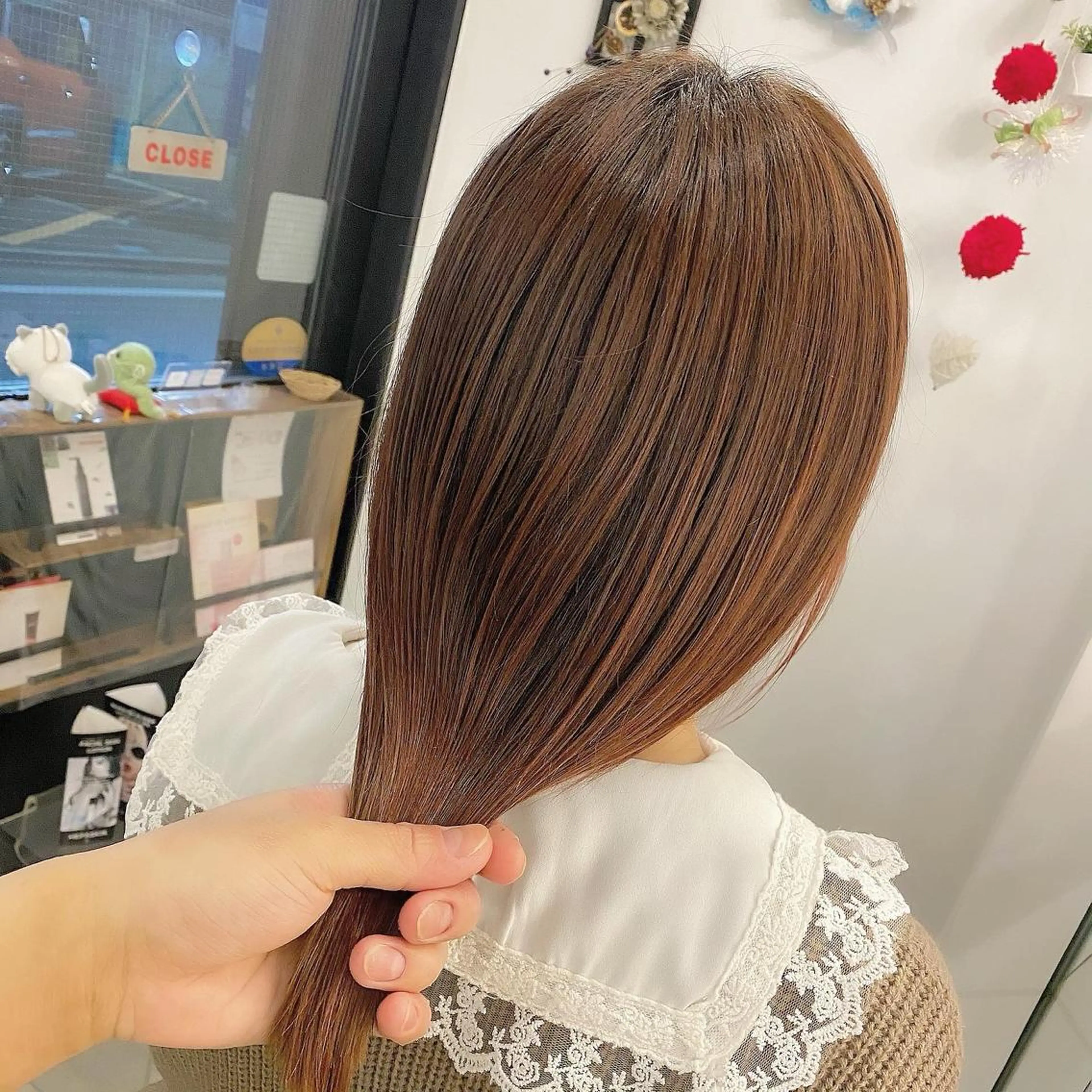 セミロング 髪質改善 SALOWIN 池袋Suite店所属・髪質改善特化 安東駿介のヘアスタイル