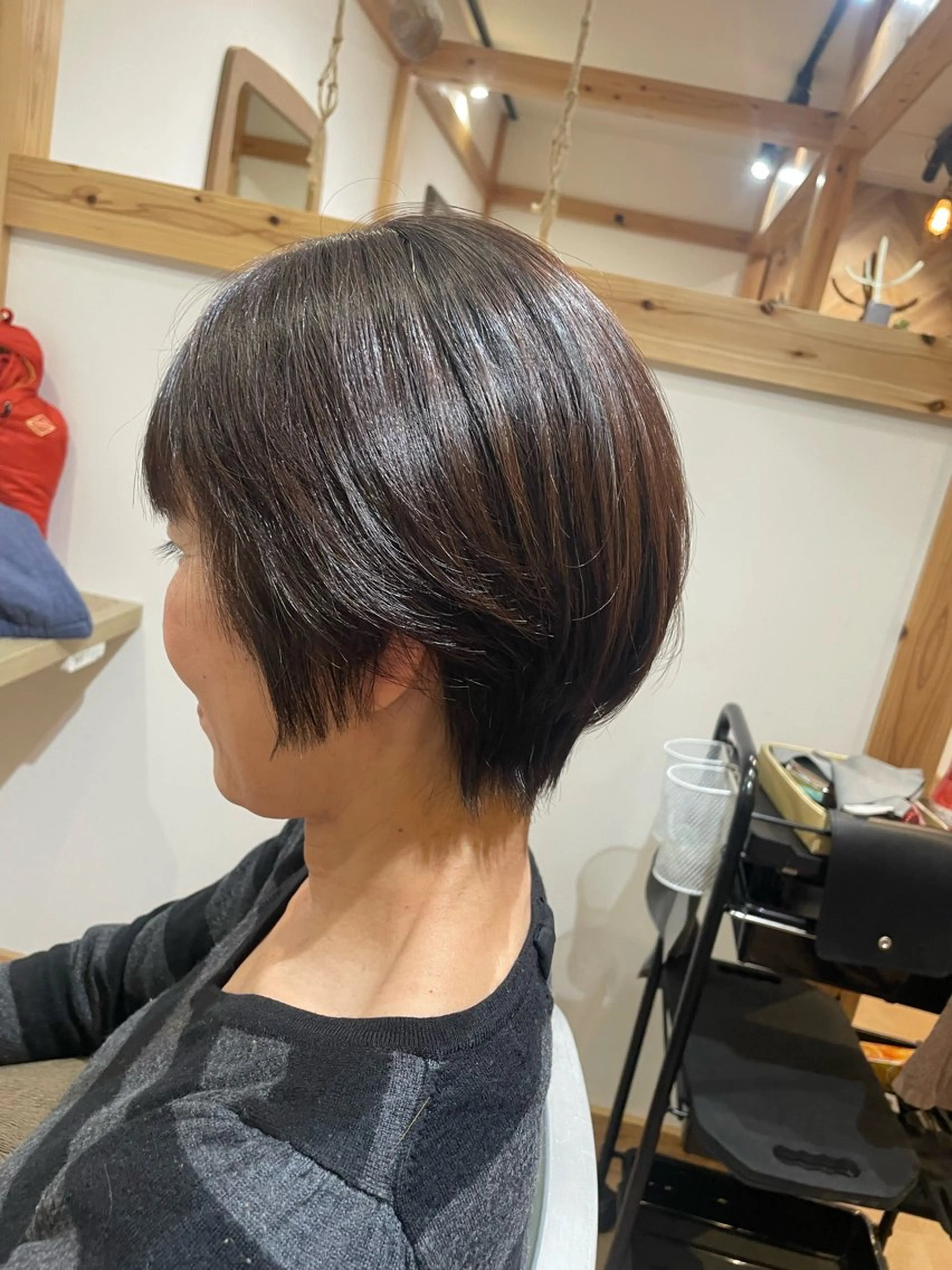ショート カット パーマ 山口里莉 /ブリーチカラーのヘアスタイル