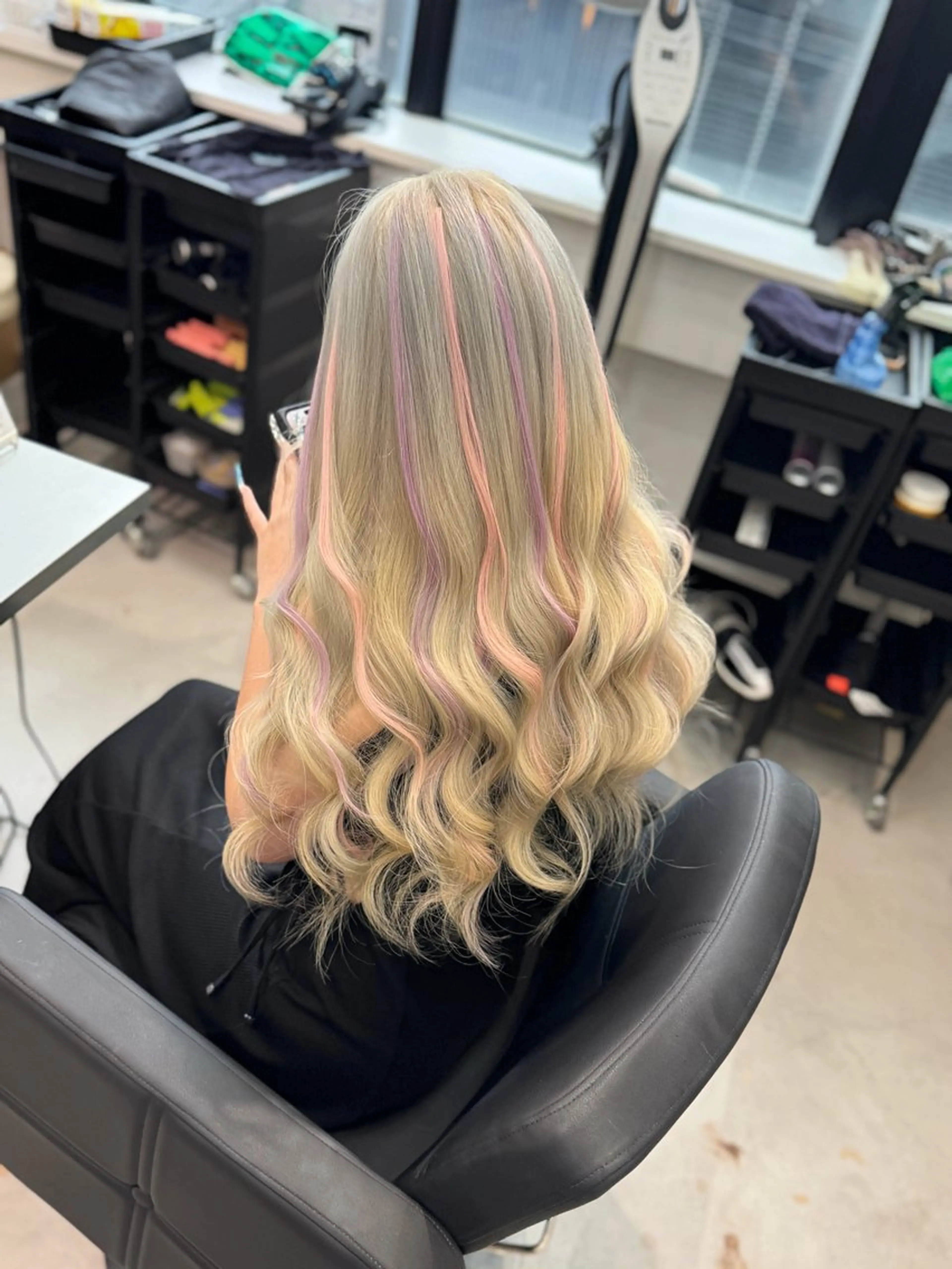 ロング カラー ヘアカラー Lapis シオンのヘアスタイル