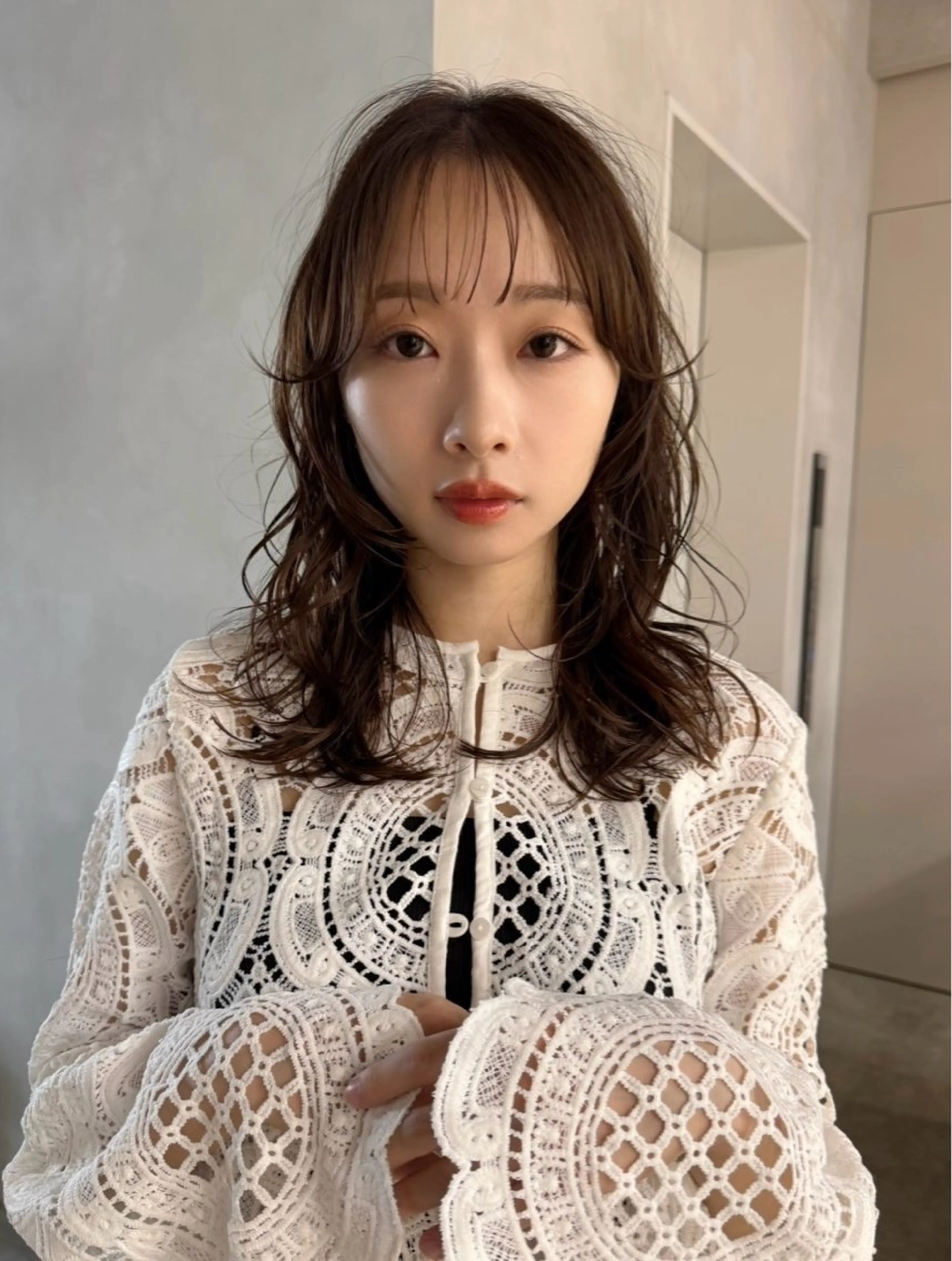 ロング パーマ 飯塚 昇太のヘアスタイル