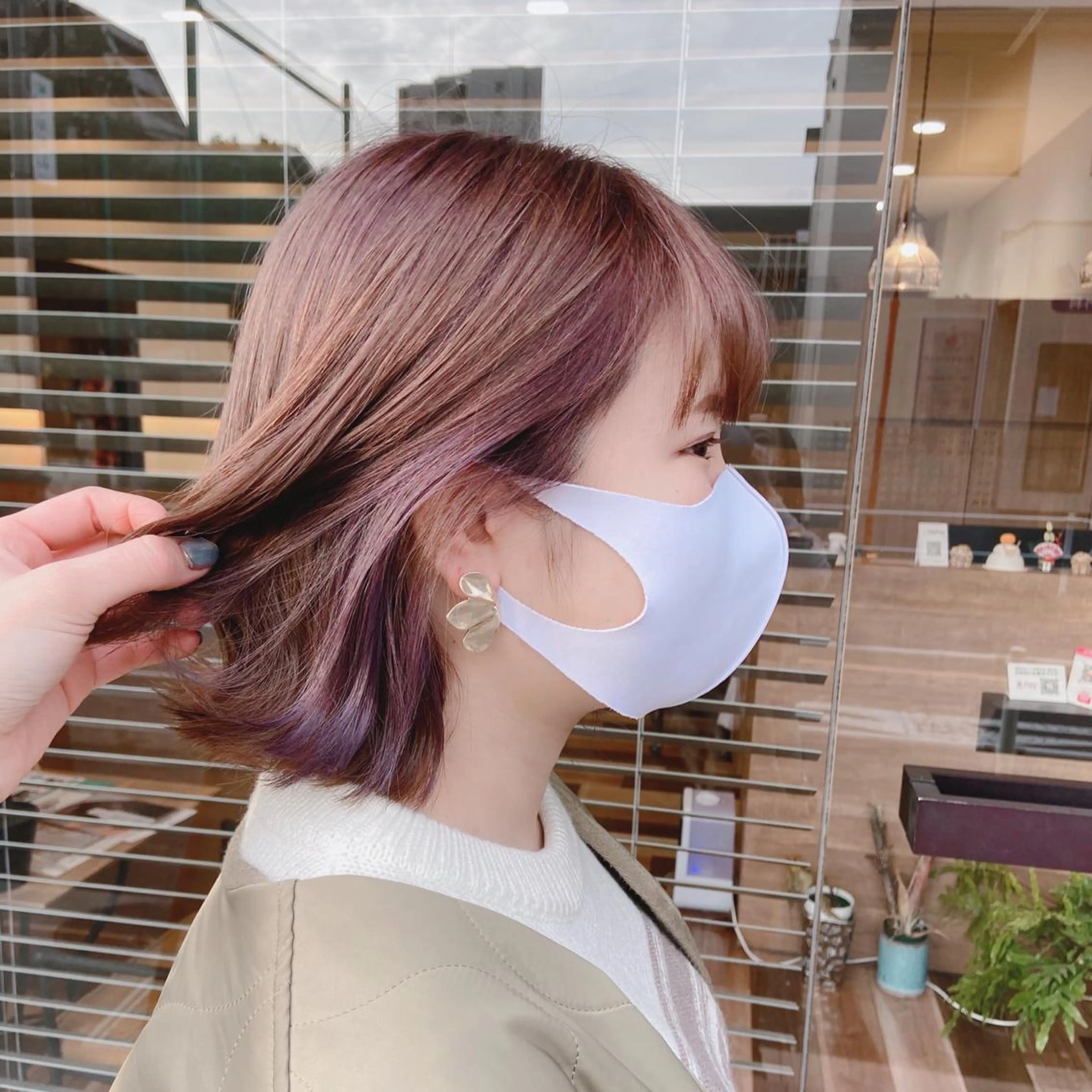 ミディアム 🌷透明感カラー🌷 内田零菜のヘアスタイル