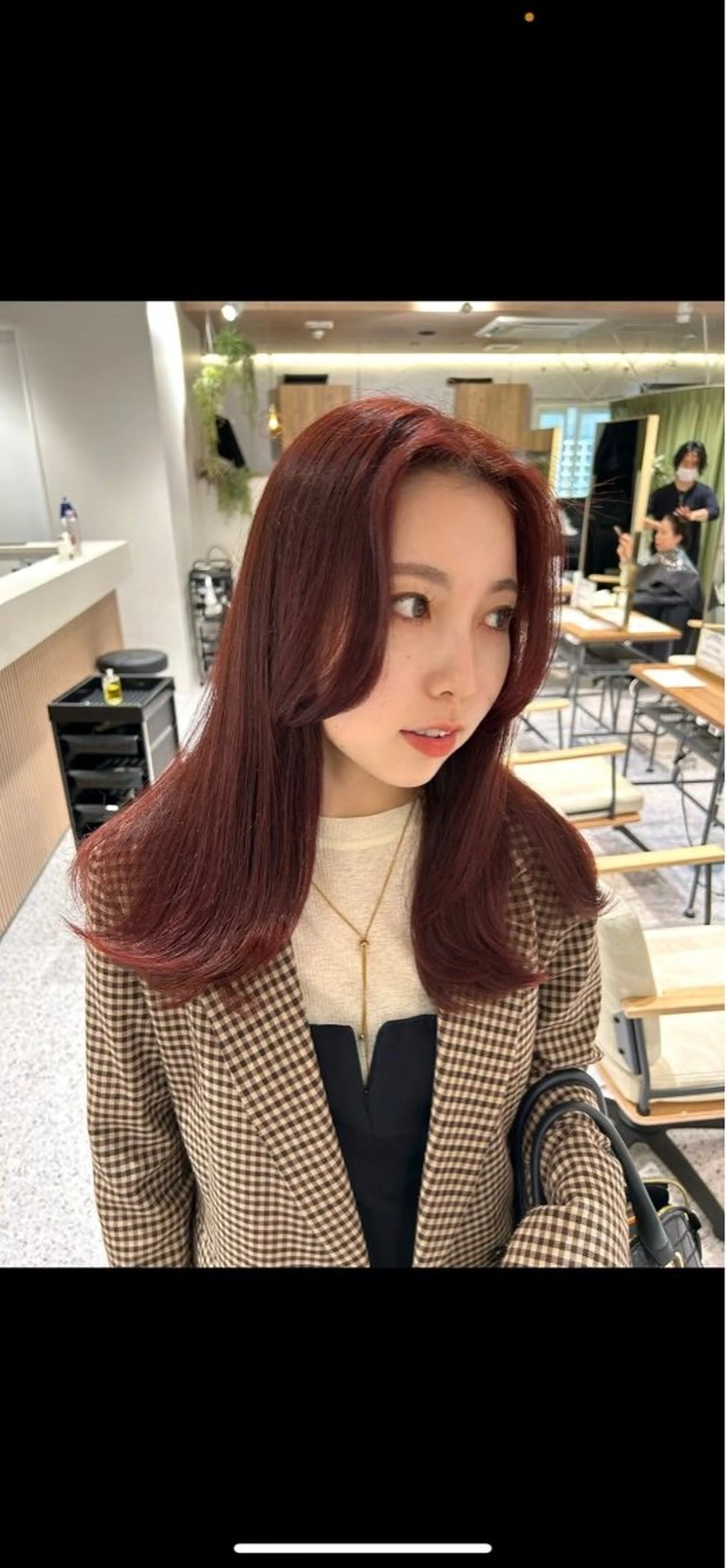 カラー なかもと あおいのヘアスタイル