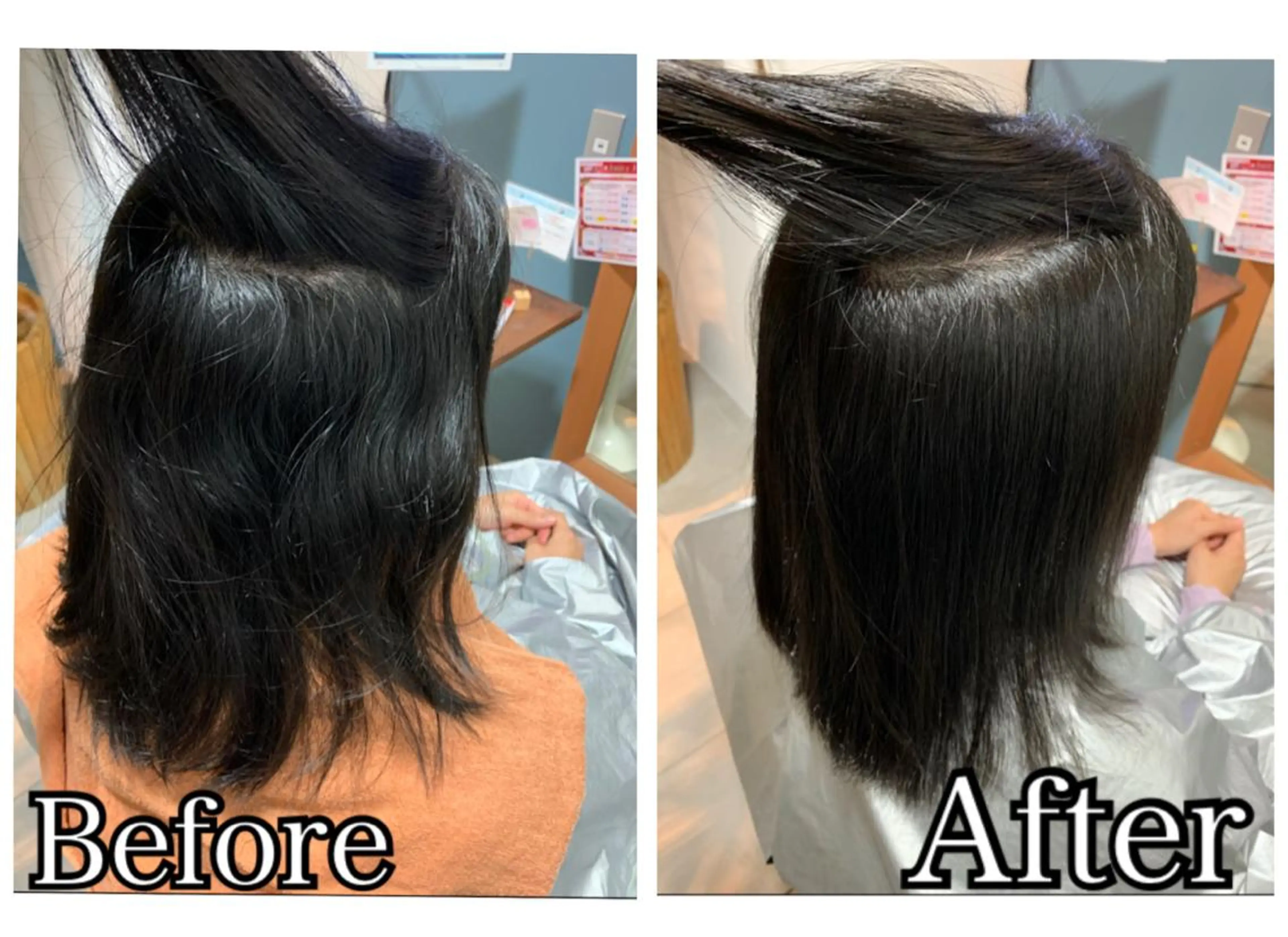 ミディアム 縮毛矯正 anno hair salon所属・艶カラー/ Nanamiのヘアスタイル