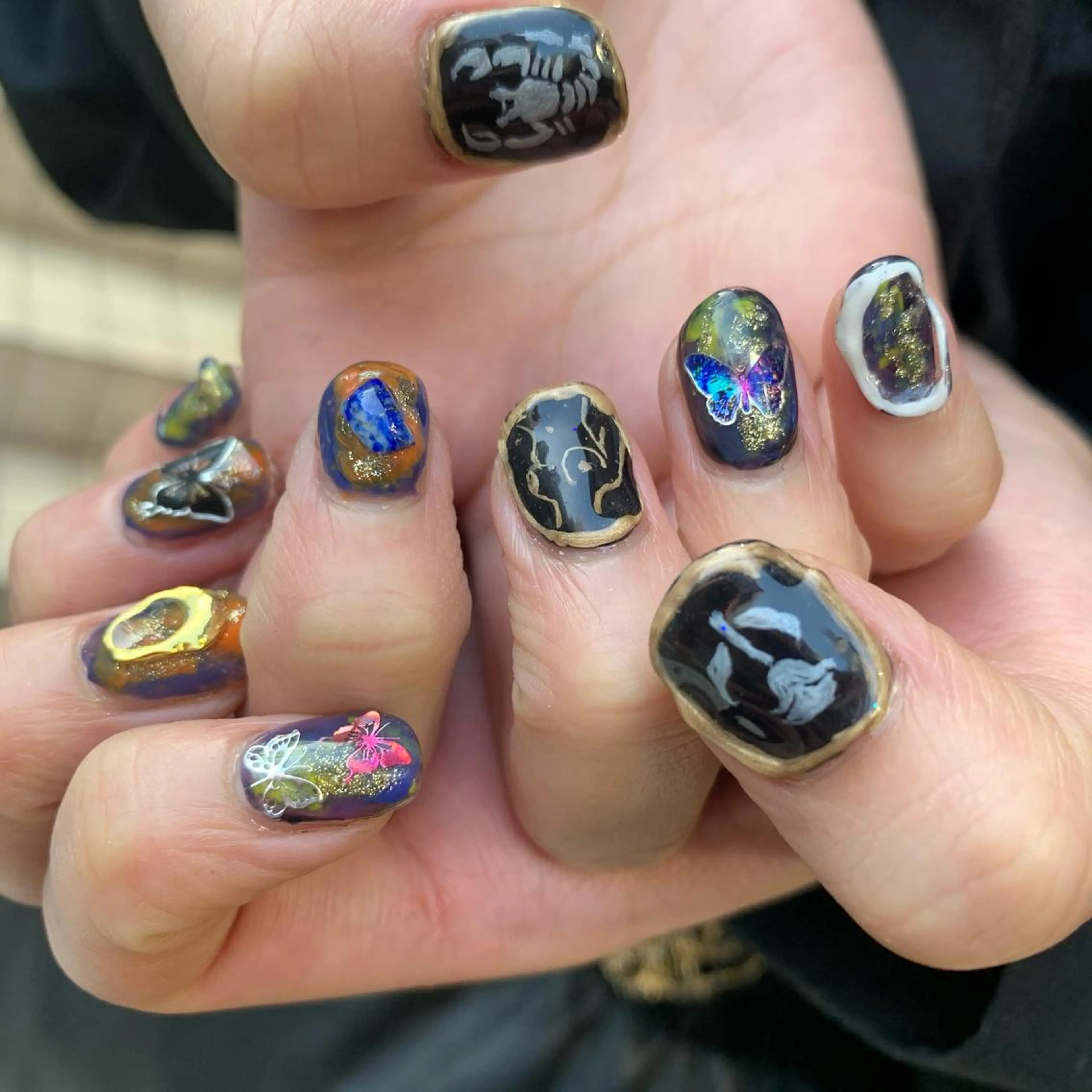 ネイル アートネイル 韓国ヘア🦋 MIYUのヘアスタイル