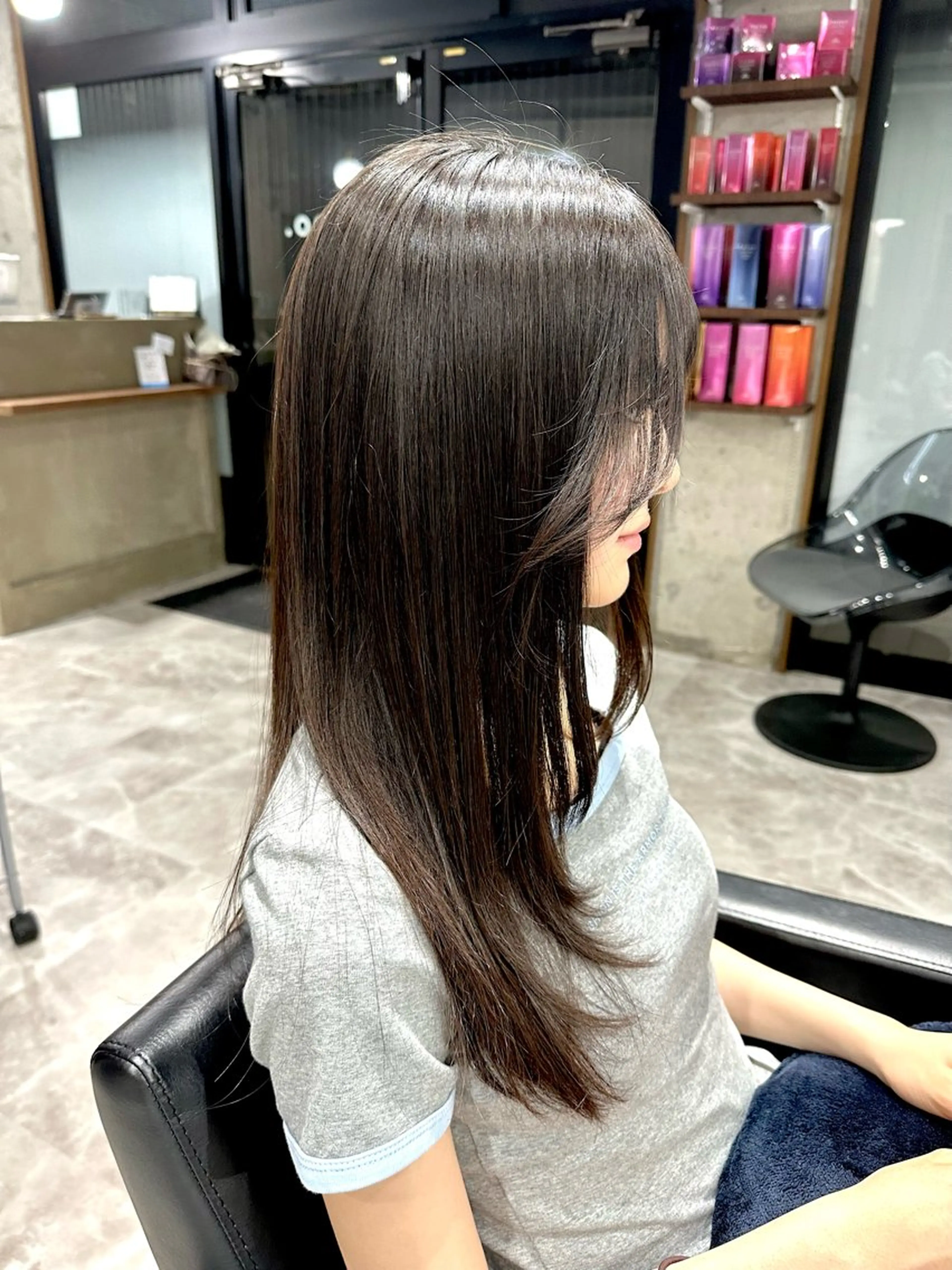 ロング 縮毛矯正 トリートメント 【neo.】 Mahoのヘアスタイル