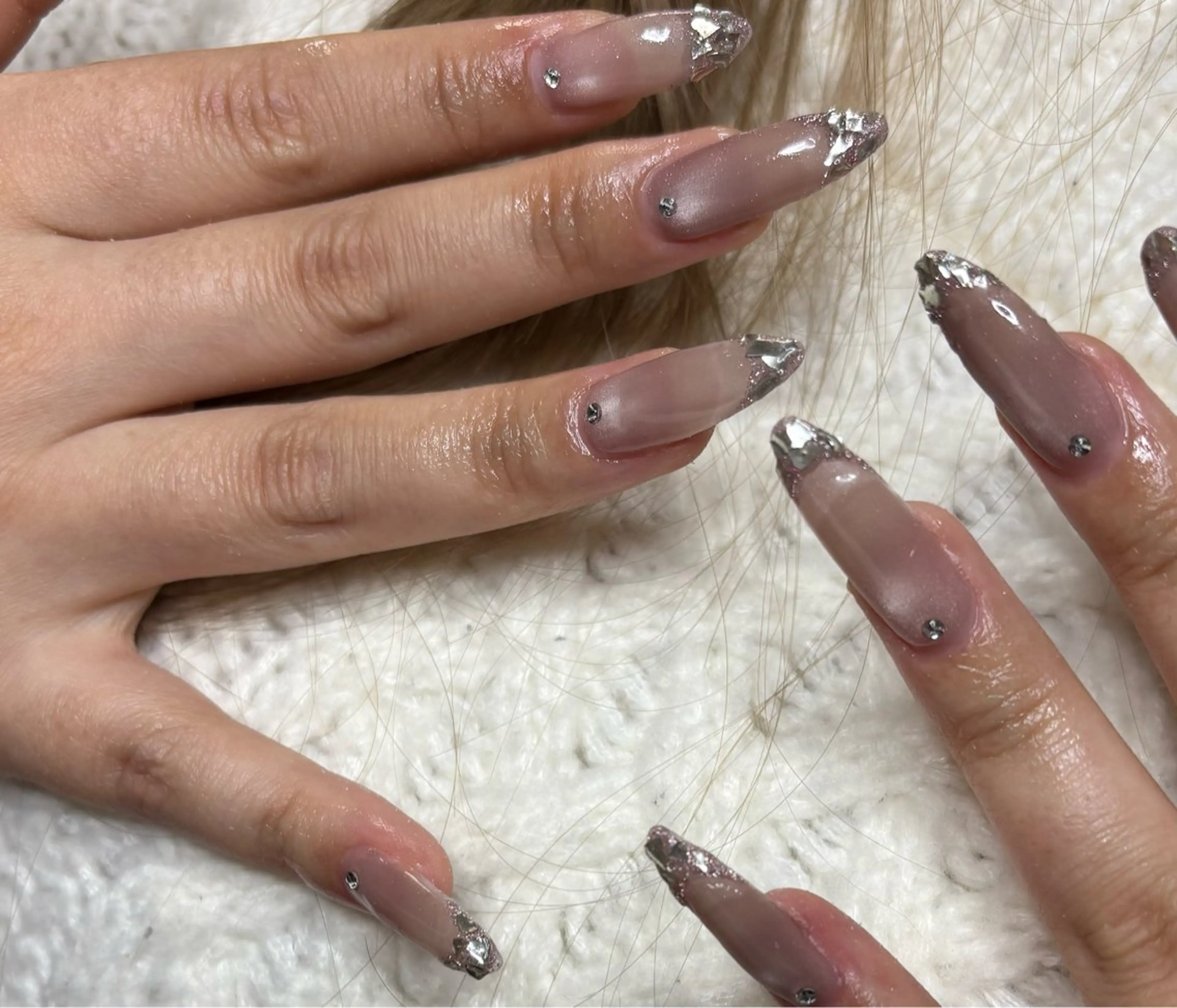 ネイル ブライダルネイル ハンドネイル 川島 梨沙のネイルデザイン