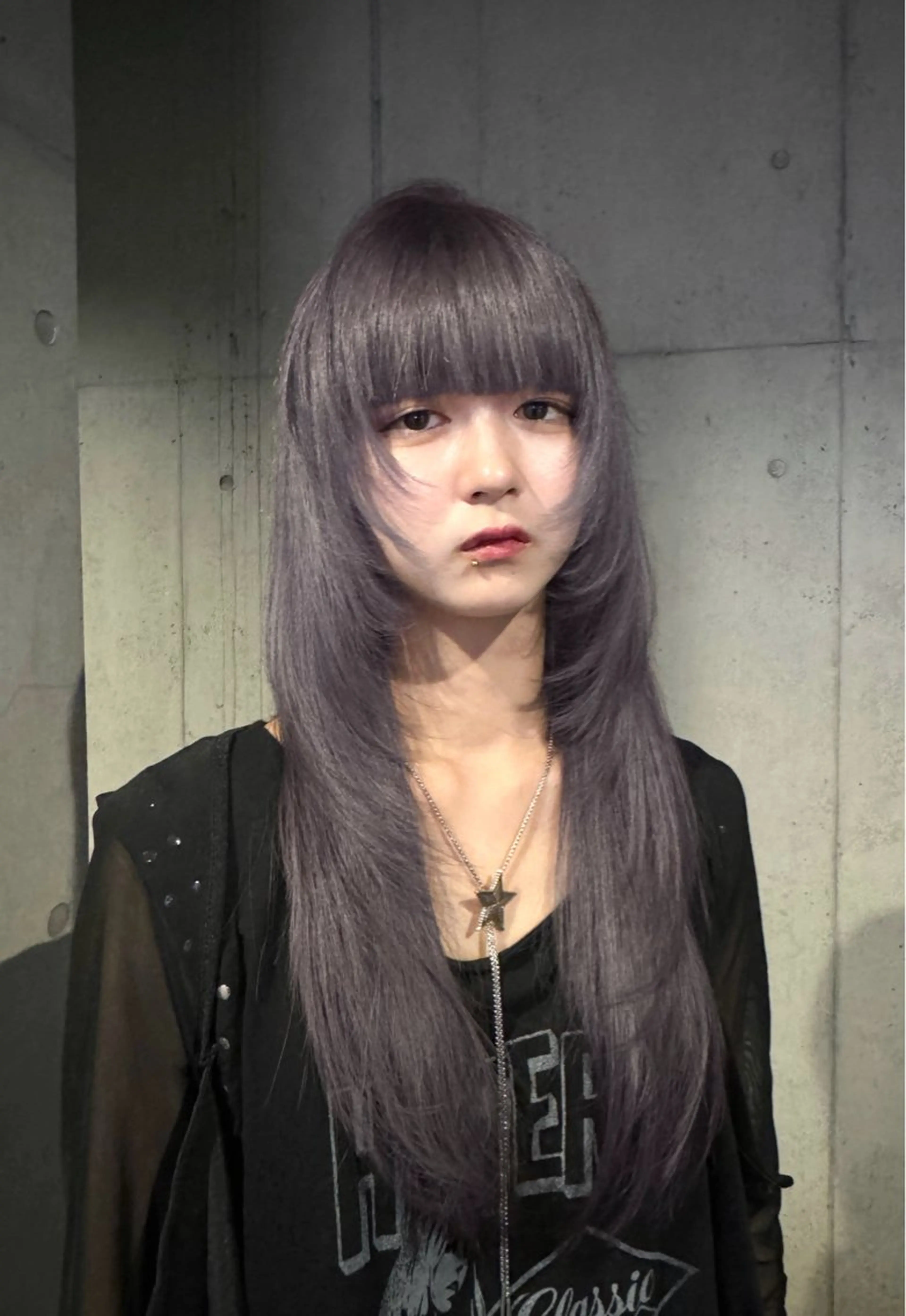 ロング カット ヘアカラー ハイトーン/レイヤー だいちのヘアスタイル