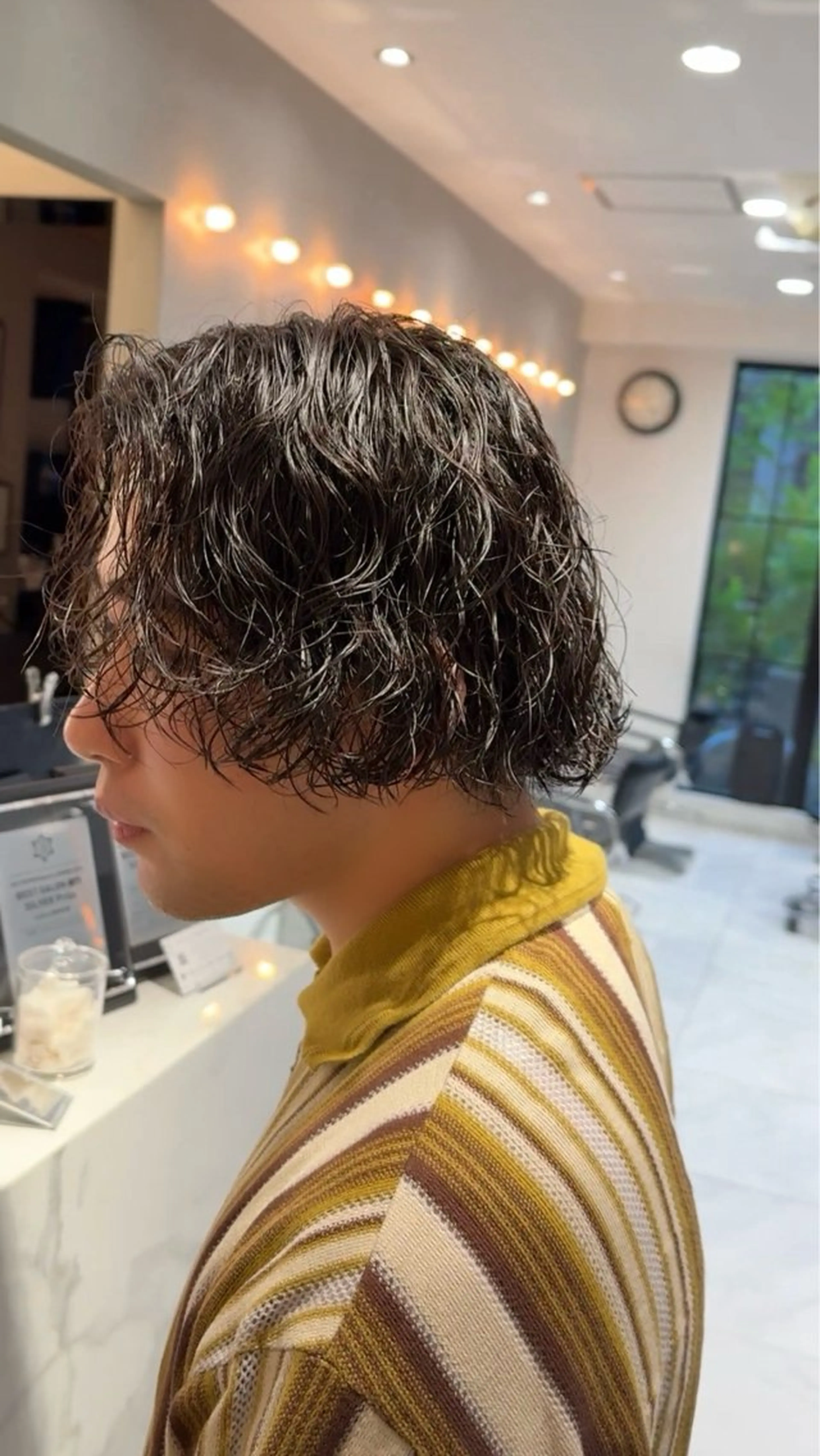 ミディアム パーマ ミディアムパーマ カット パーマ トリートメント ヘアセット gallica表参道 店長/佐藤翼のヘアスタイル