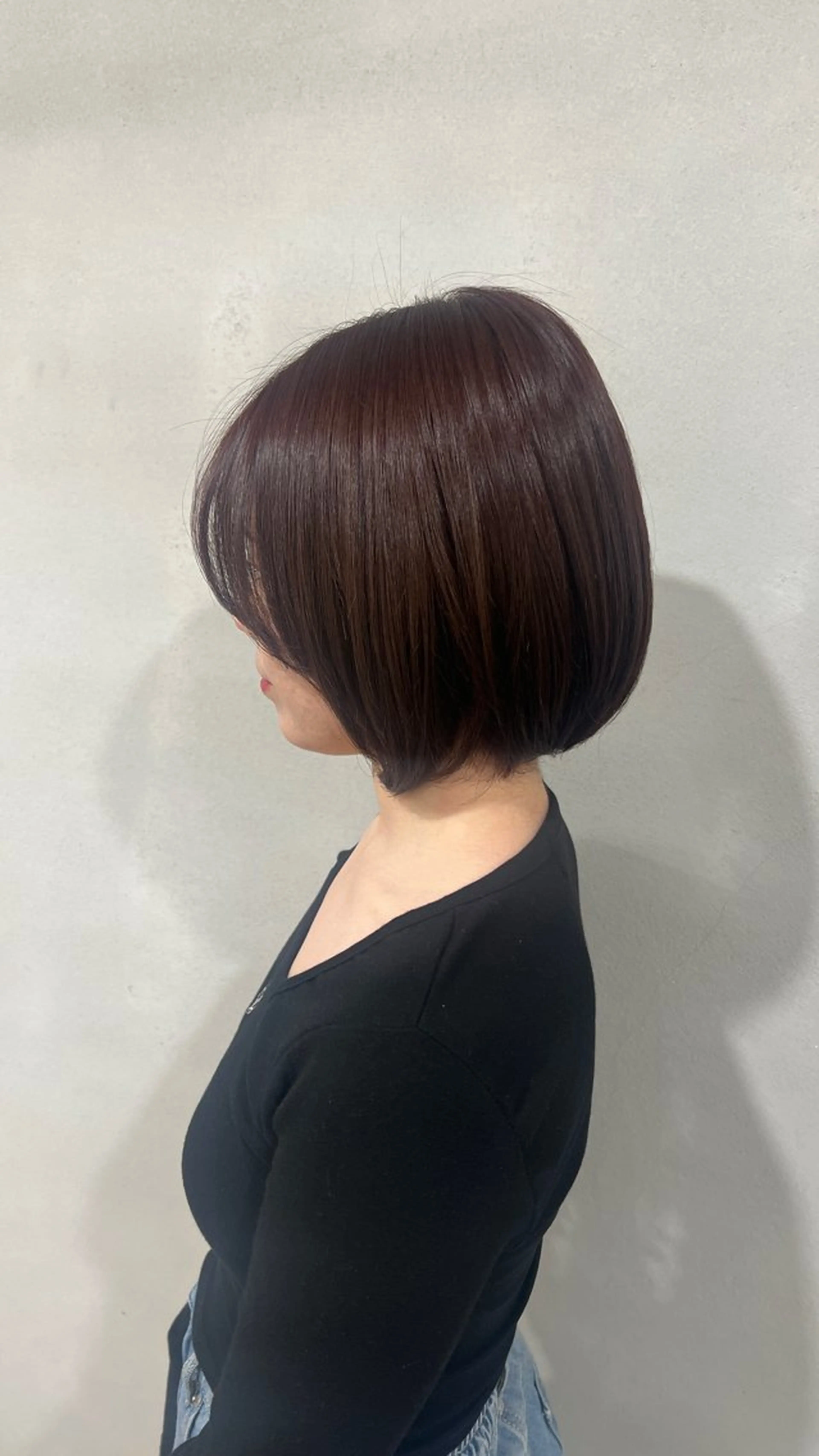 カラー 米山 すずののヘアスタイル