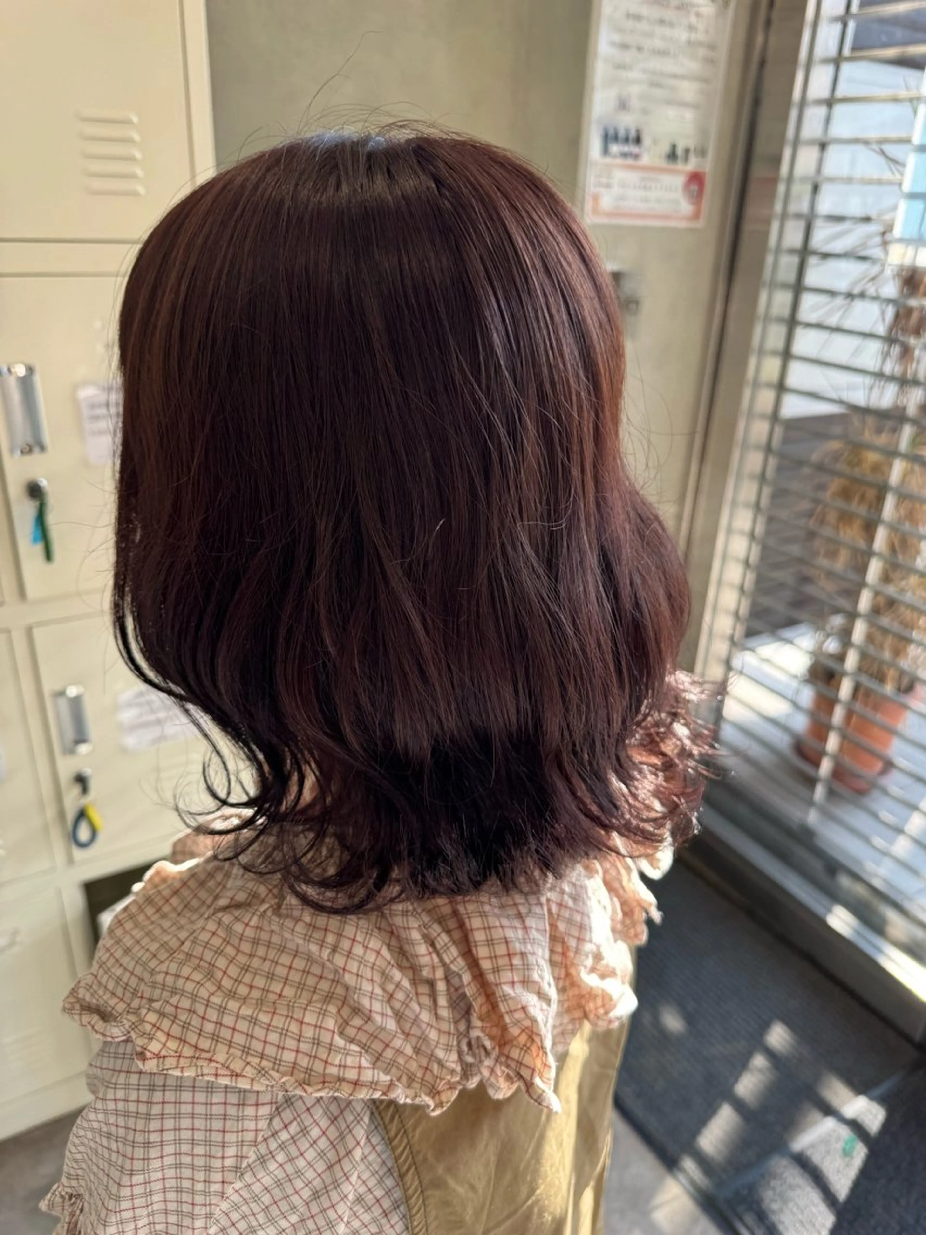 セミロング カラー ヘアアレンジ ラベンダーカラー きたはら りおん💫のヘアスタイル