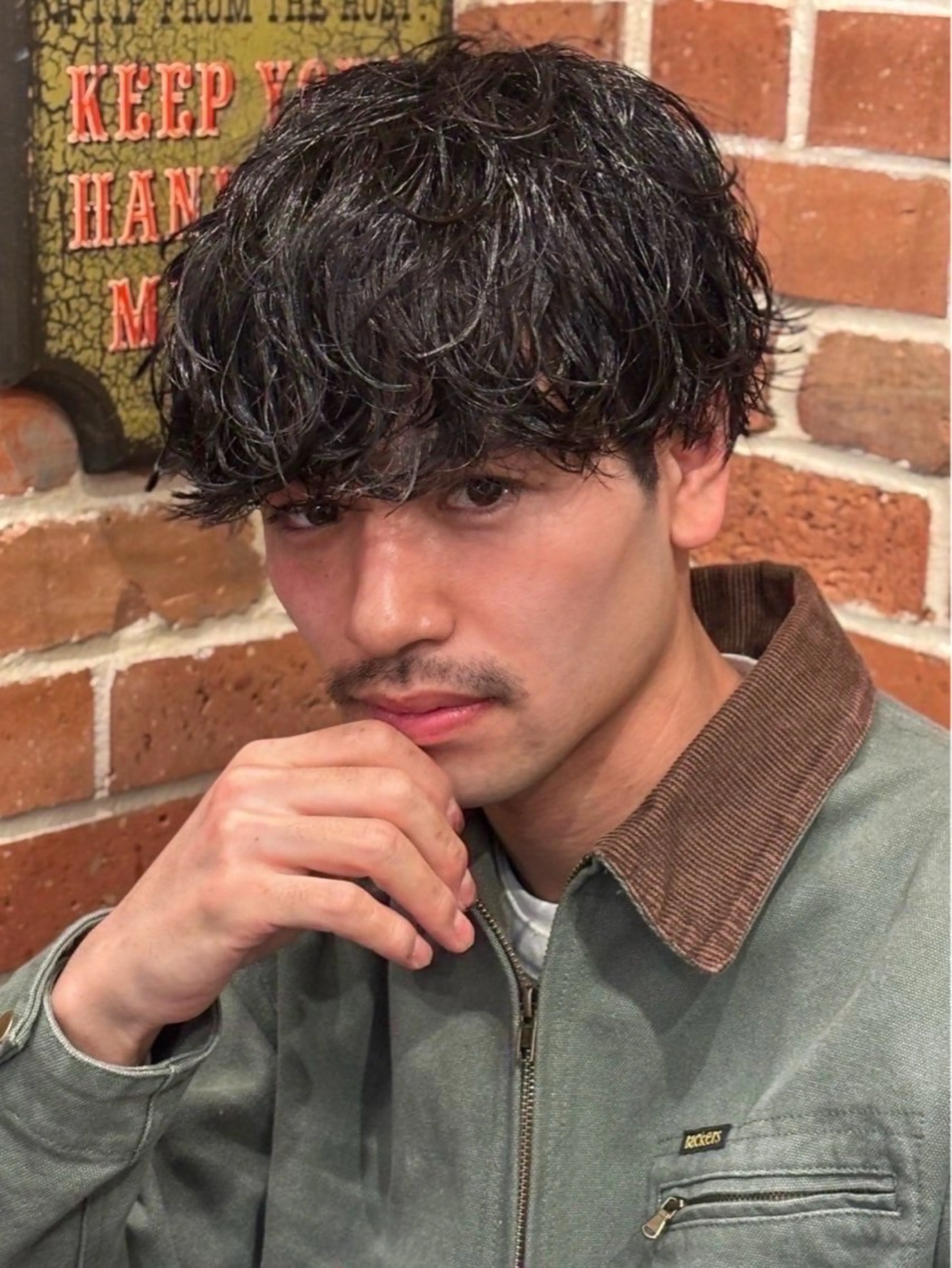 ミディアム ヒロ銀座/大槻 湧也のヘアスタイル