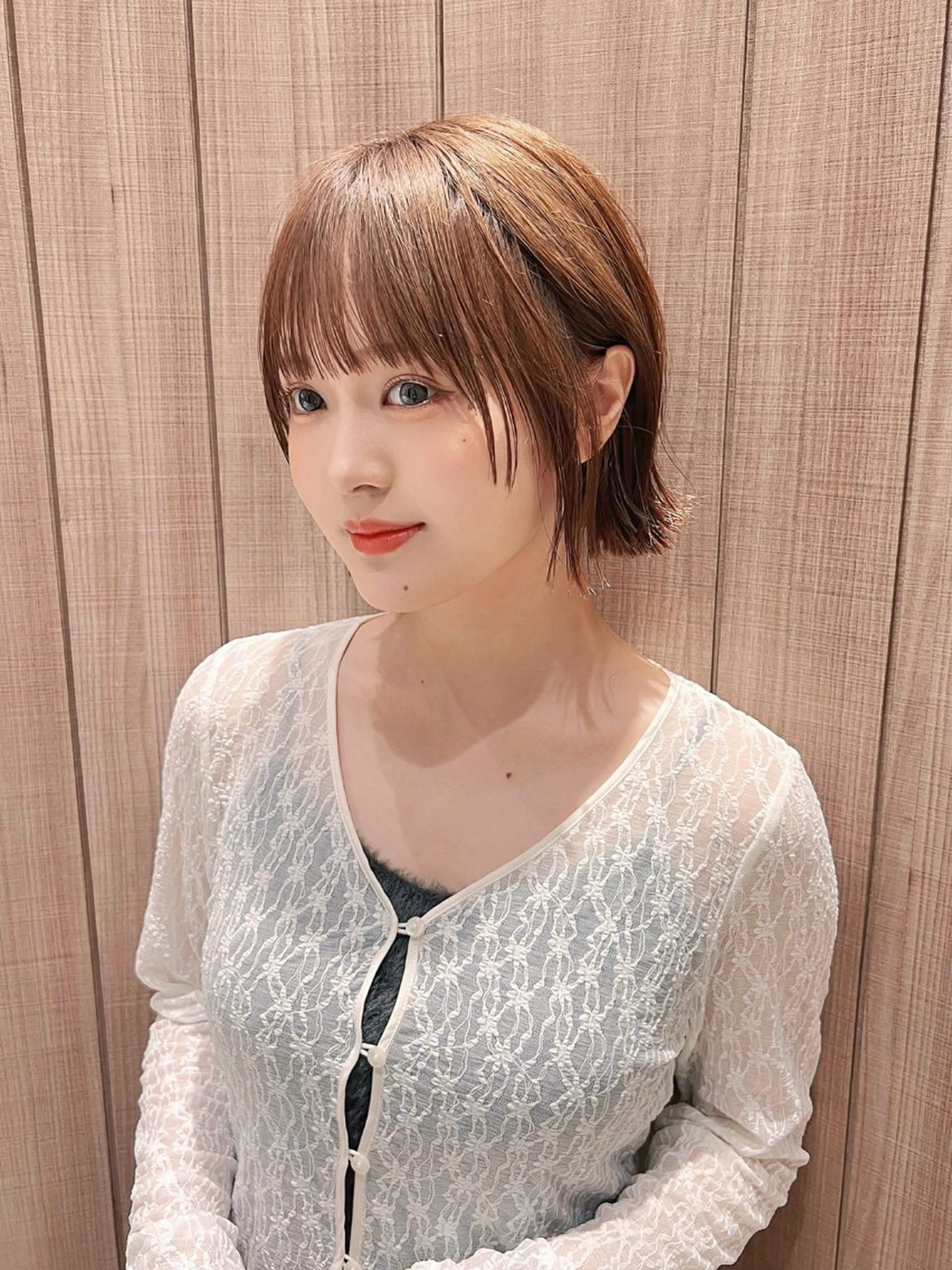 【✅ご新規様限定クーポン】メンテナンスカット➕透明感艶カラー🌈➕REZOノンジアミンシステムトリートメント🫧の写真