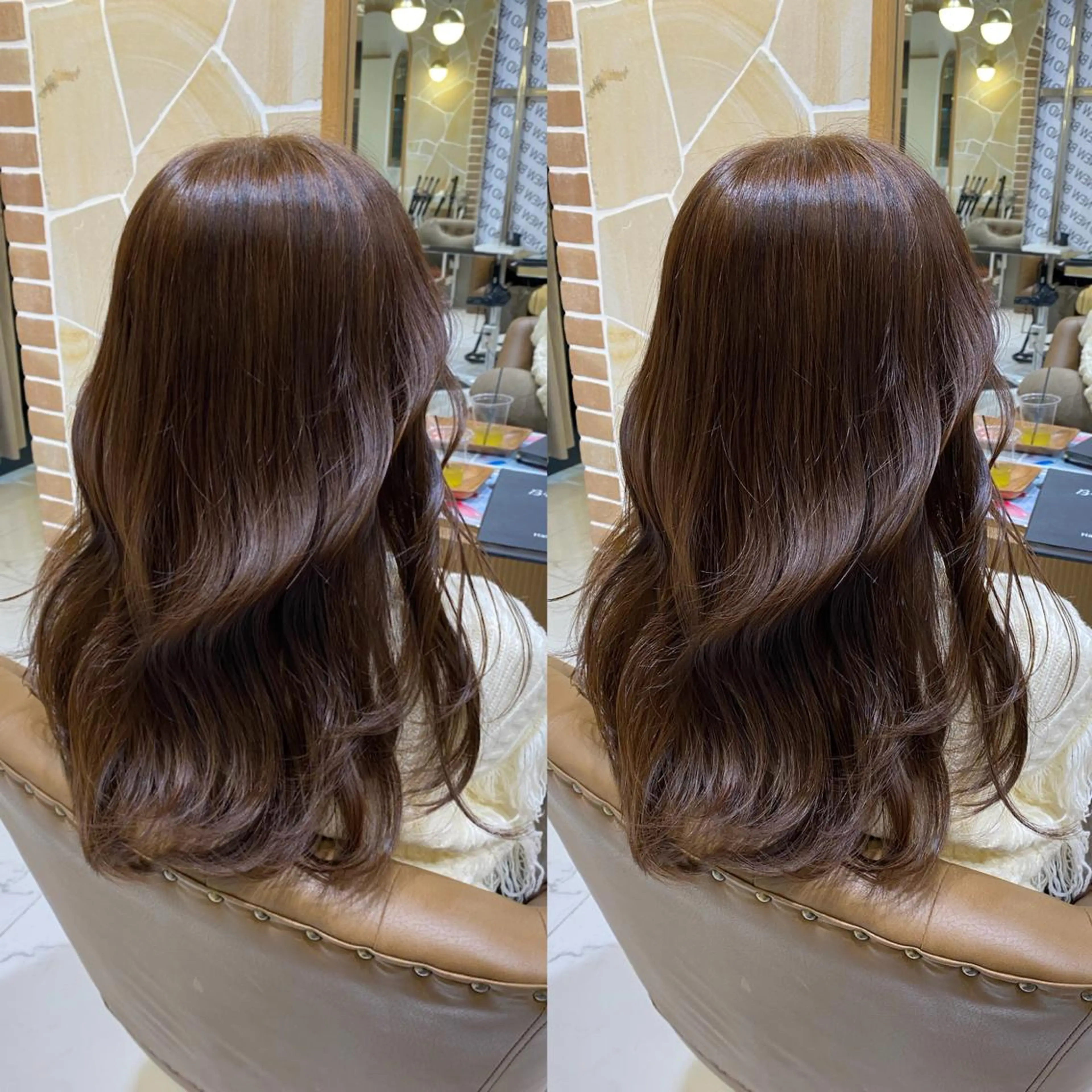 ロング カラー ブリーチ 透明感カラー カット ヘアカラー 坂井 茅聖のヘアスタイル