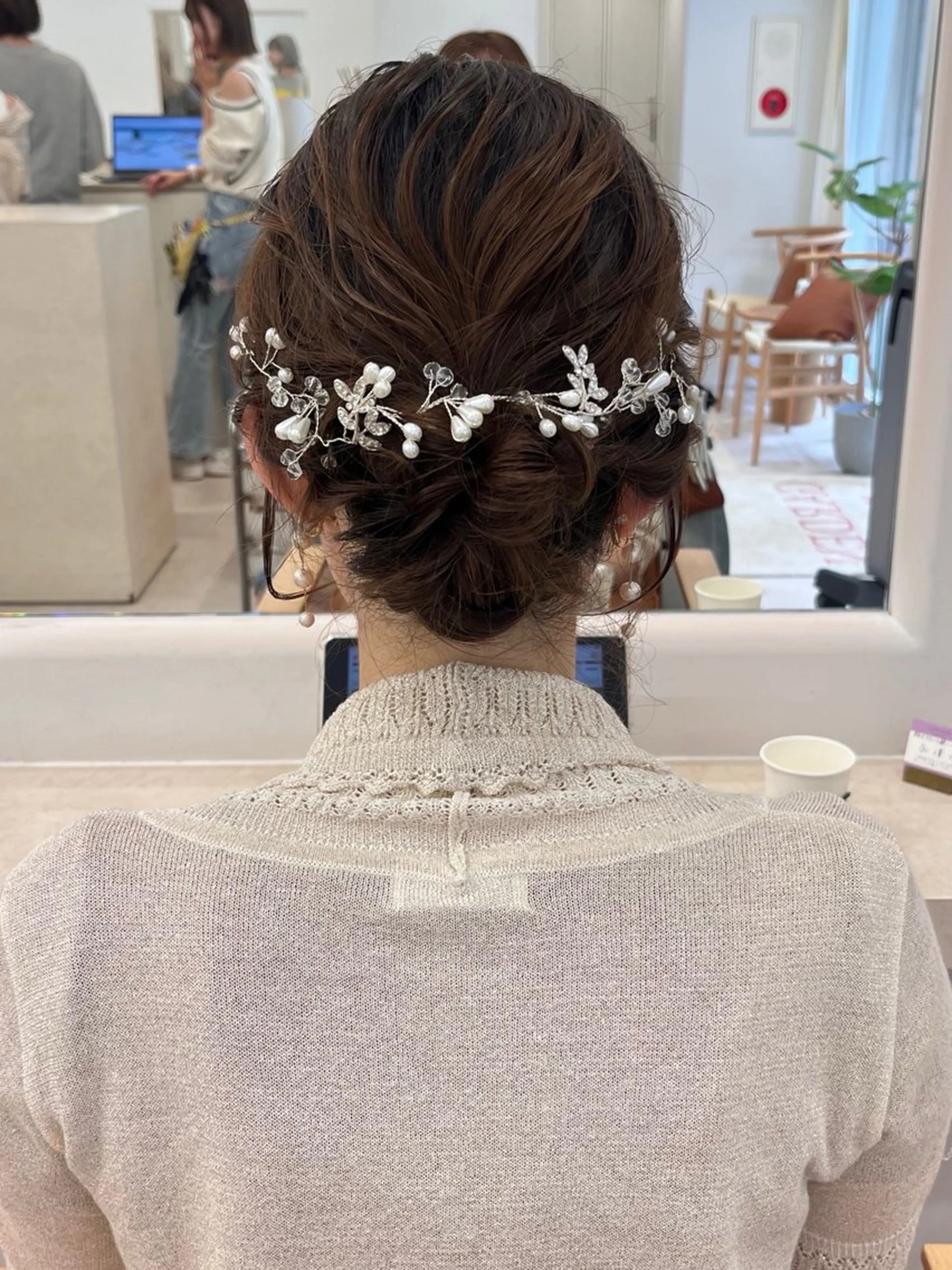 ヘアアレンジ 阿久津真衣 似合わせカットのヘアスタイル