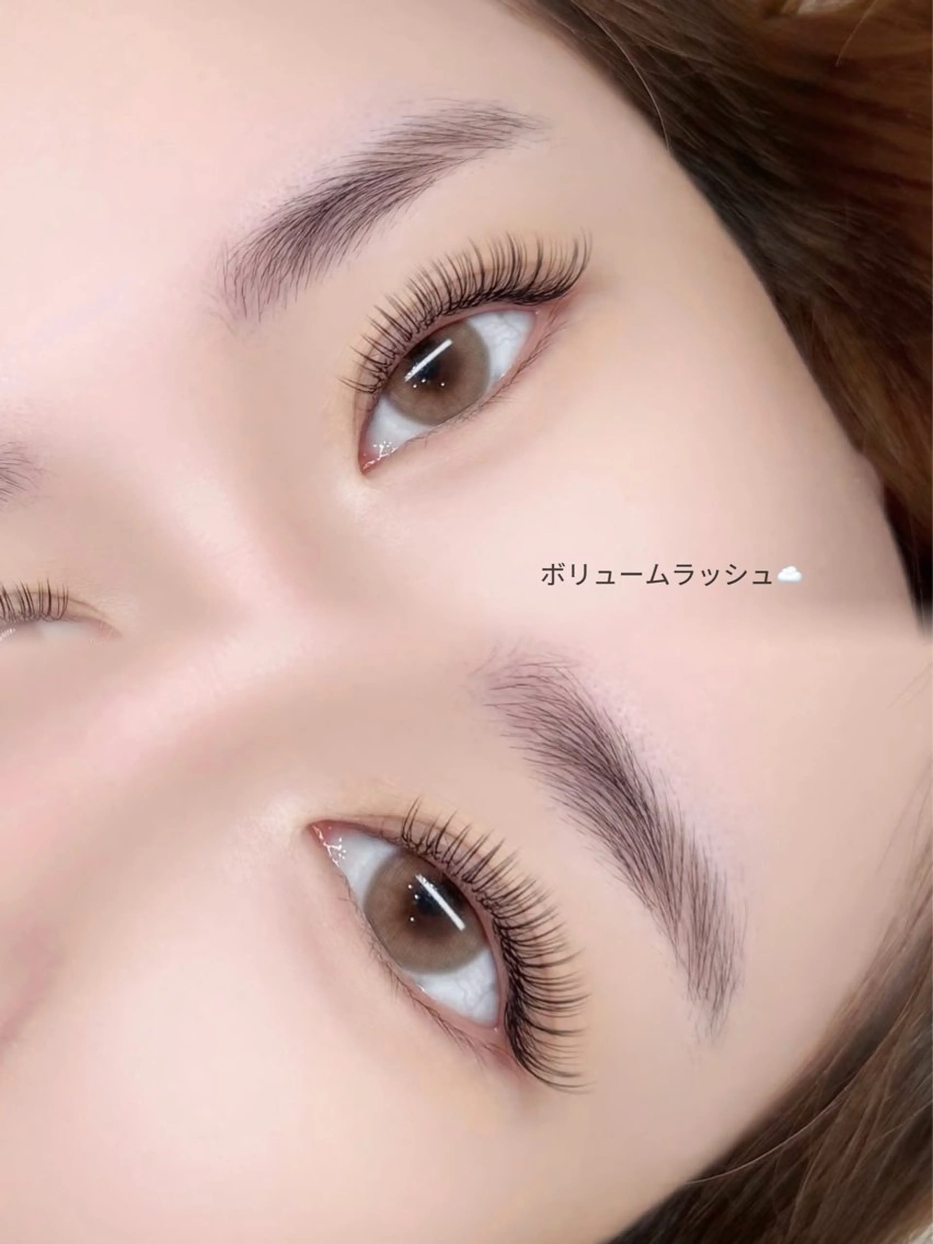 【軽いのにぱっちり💓ボリュームラッシュ】0.07mm 上400本¥5980 圧倒的仕上がり💕の写真
