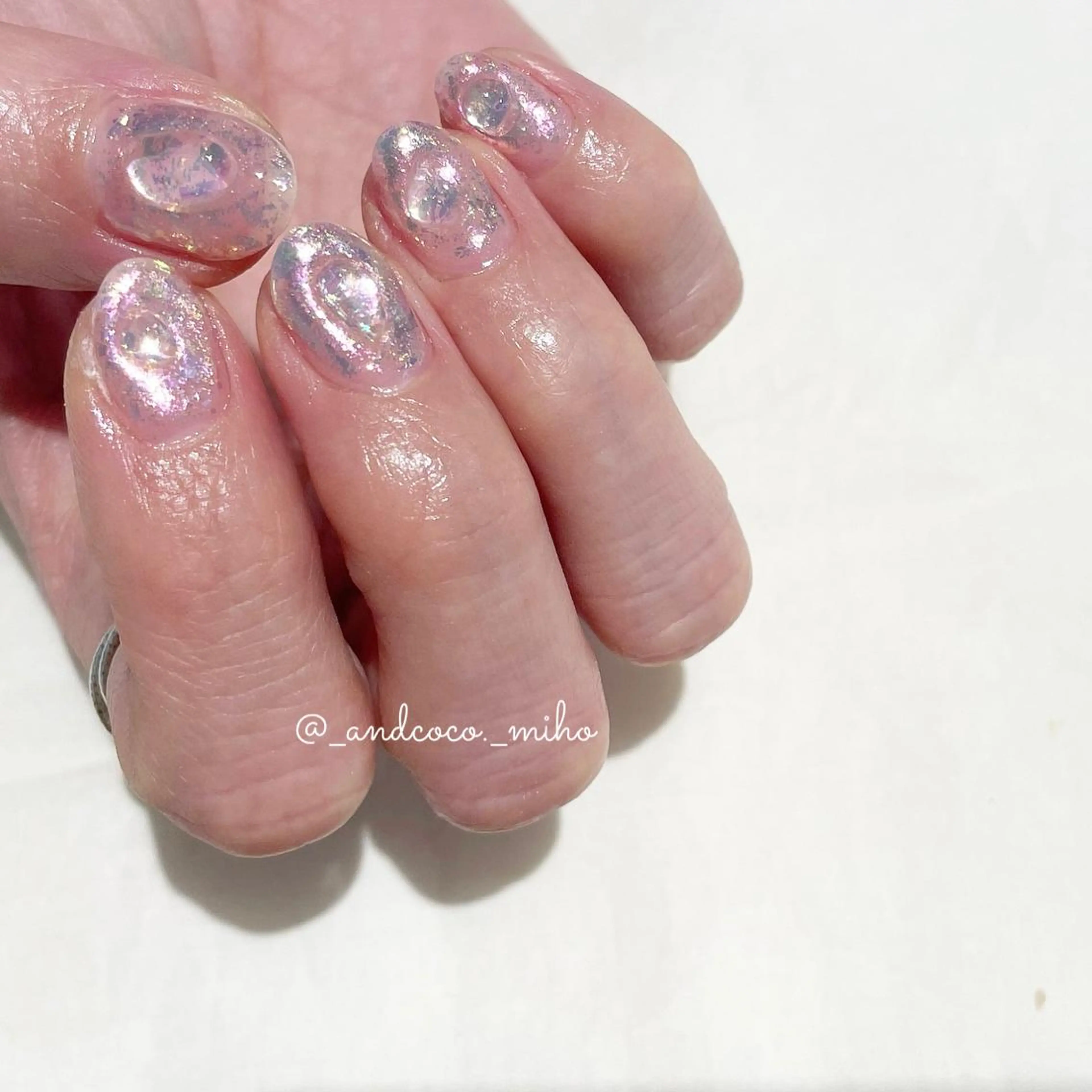 ネイル ハンドネイル And  & coco. eyelash & nail所属・Nailist〻 mihoのネイルデザイン