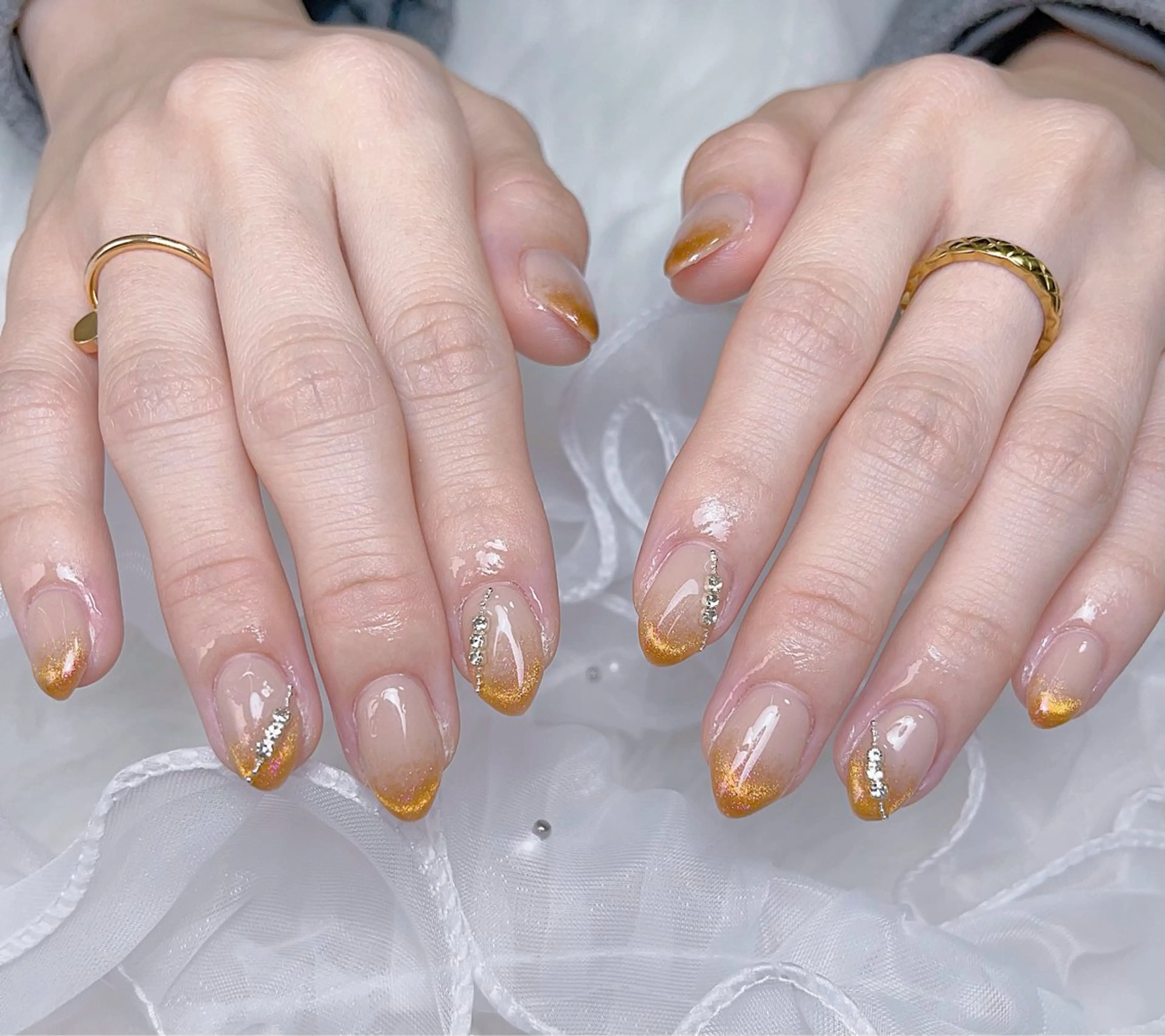 ネイル アートネイル ハンドネイル 🦋y y Nail 🤍のネイルデザイン