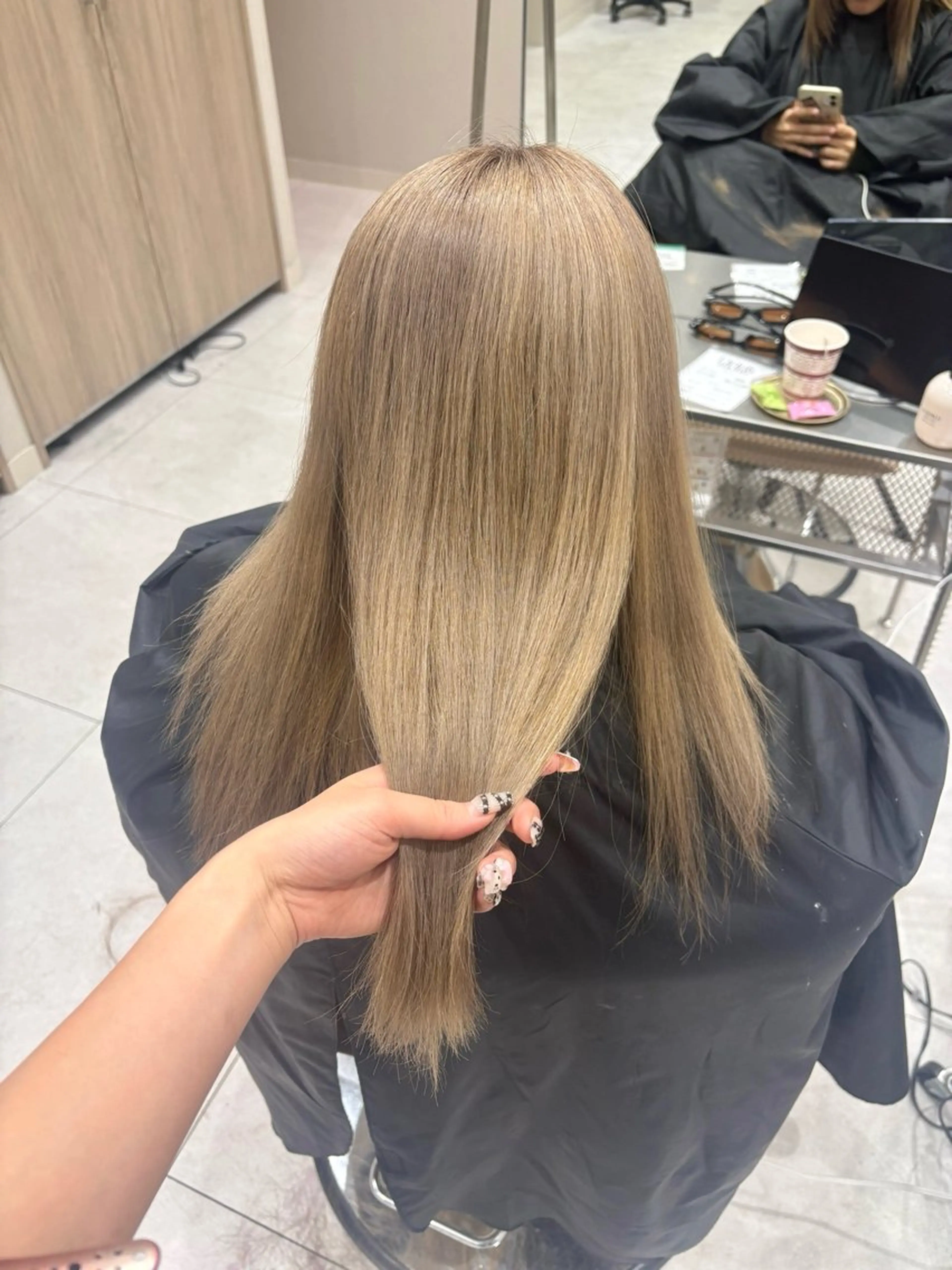 ミディアム カット ヘアカラー バレイヤージュ/ヘア アレンジ/shionのヘアスタイル