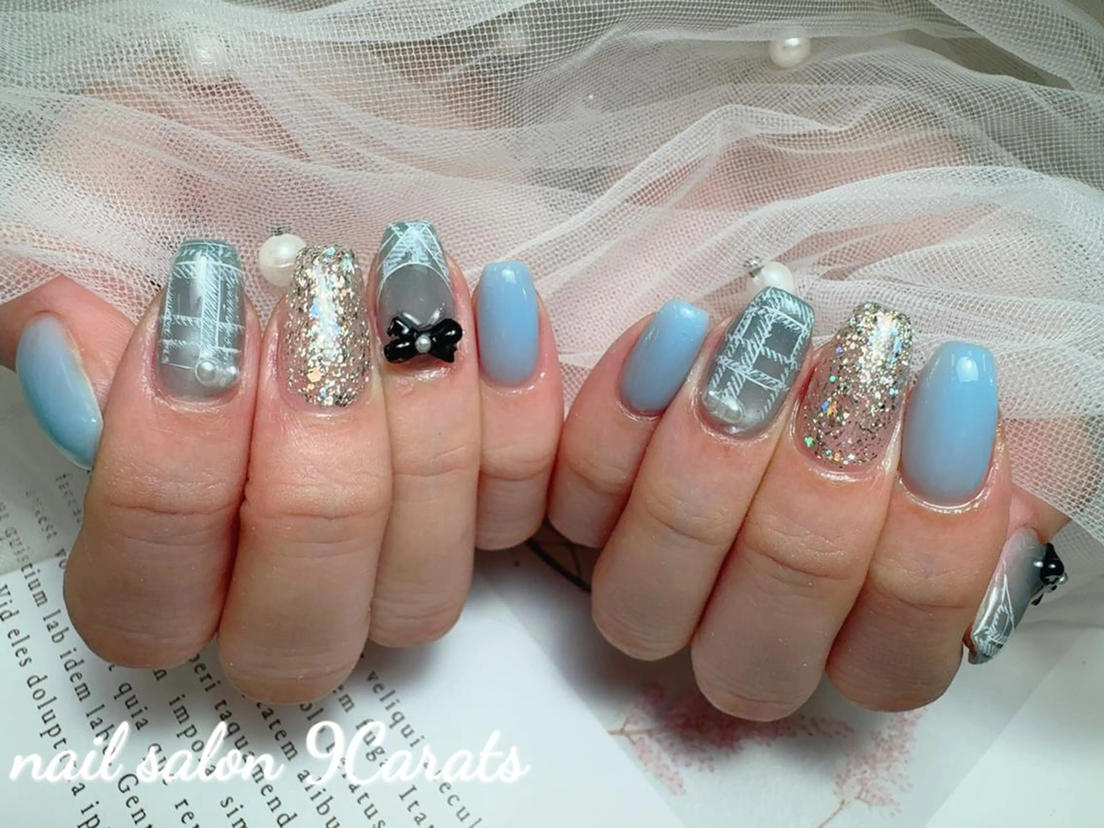 ネイル ハンドネイル ネイルサロン 9Carats神田のネイルデザイン