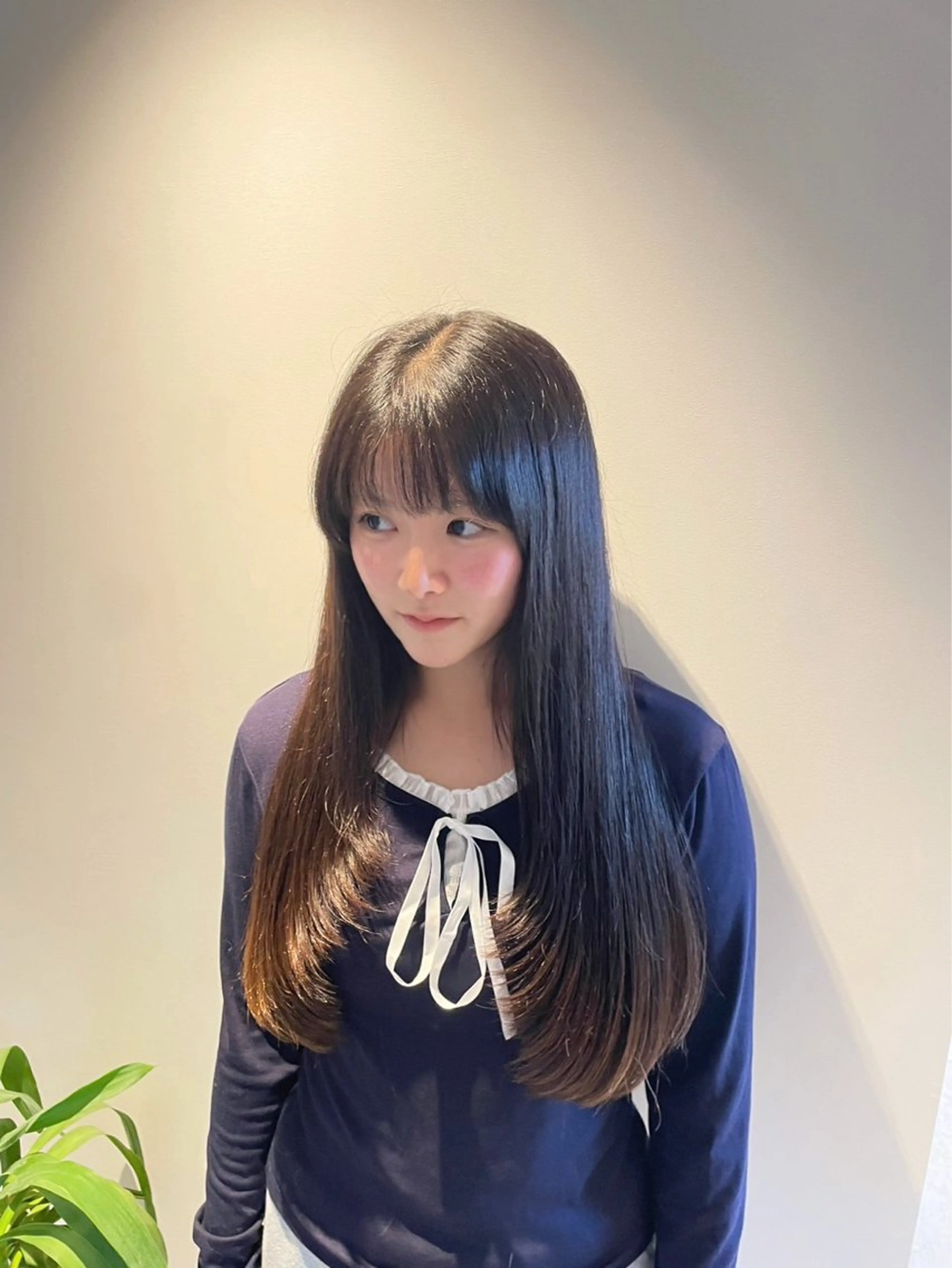 ロング カット 🕊️顔周りカット 暖色系🍒/偉楓のヘアスタイル