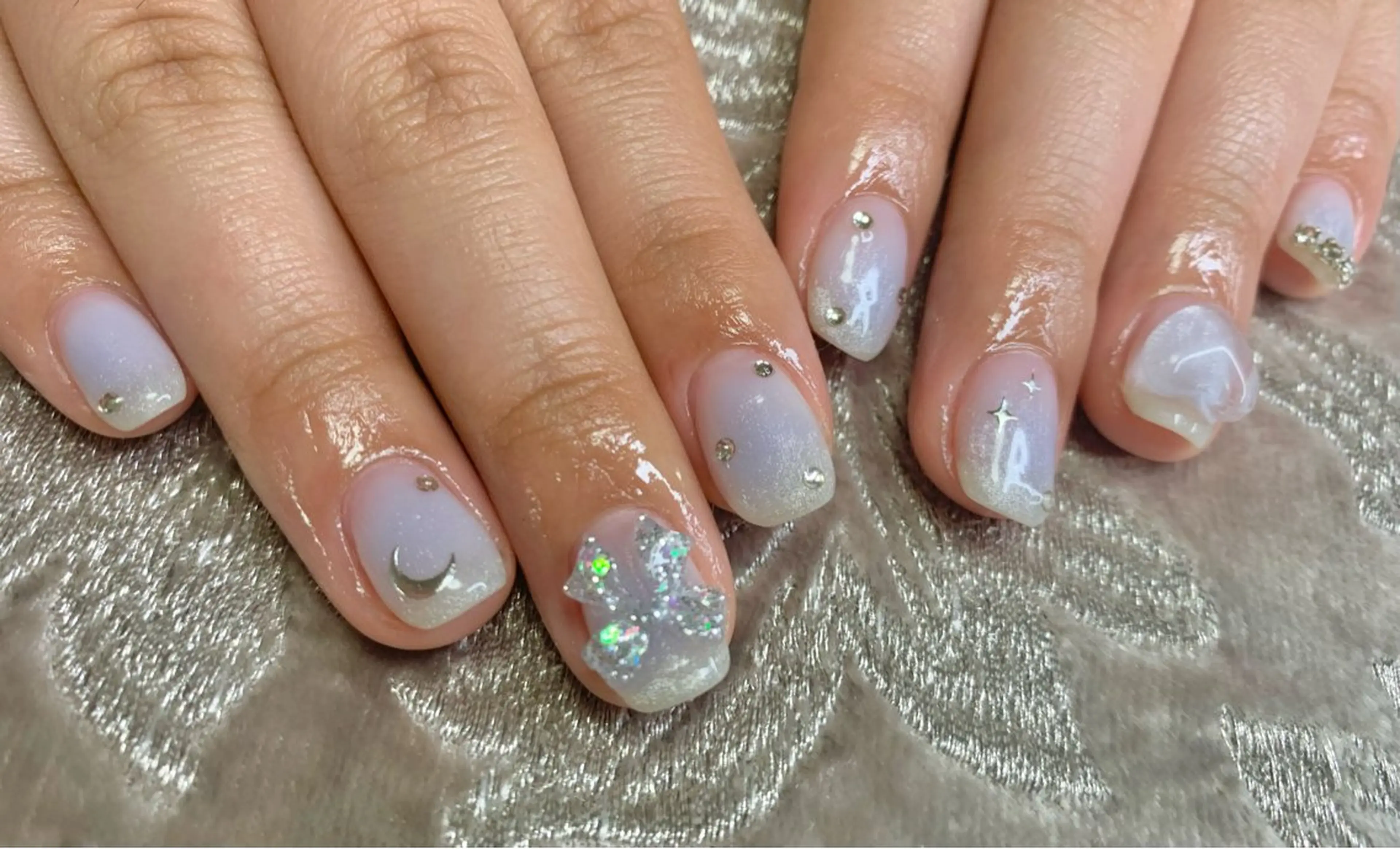 ネイル ハンドネイル nail room LUNA⋆౨ৎ˚⟡のネイルデザイン
