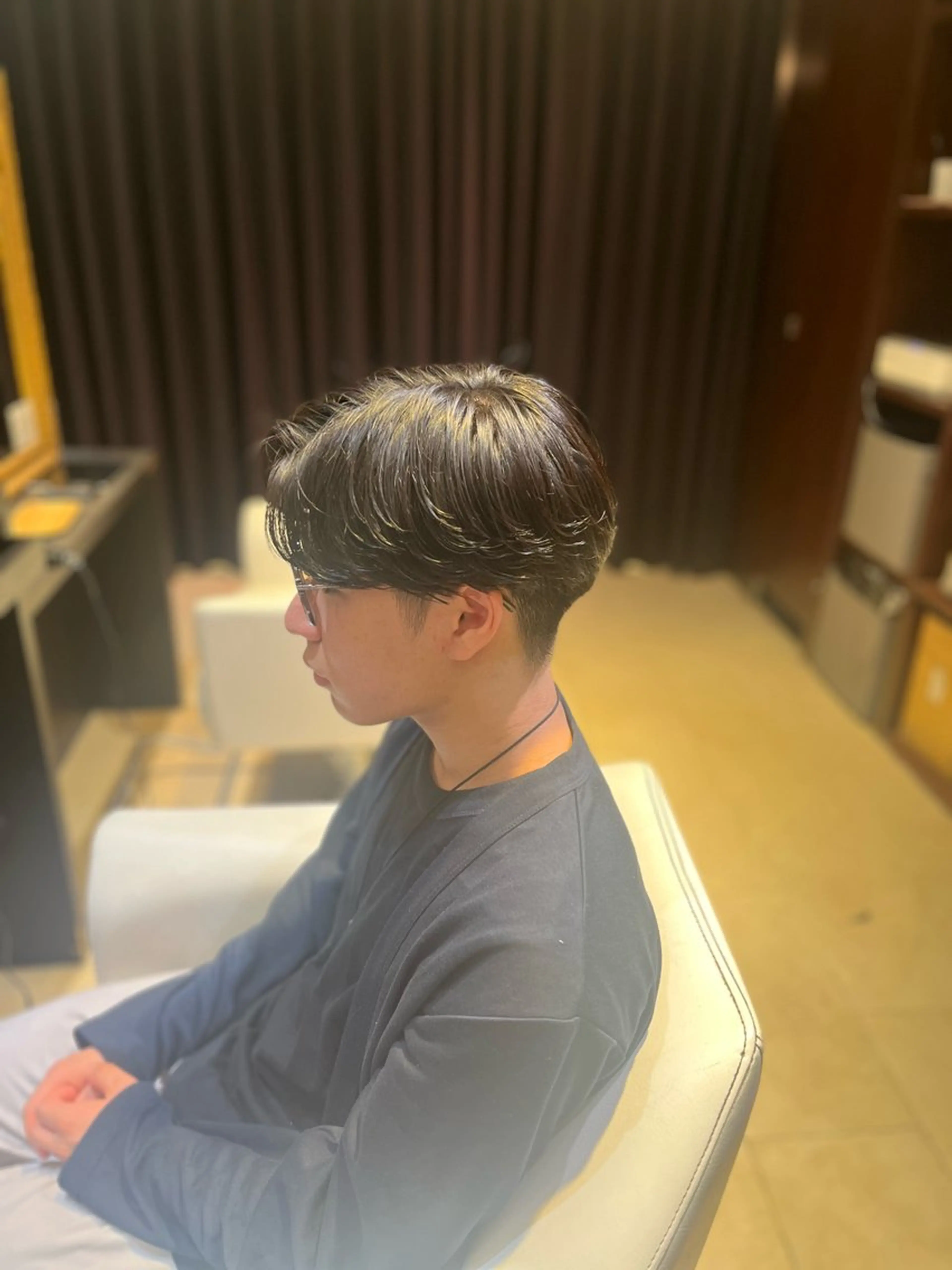 ショート パーマ メンズ マッシュ メンズパーマ カット パーマ 8/3空きあり 🩵韓国メンズヘアのヘアスタイル
