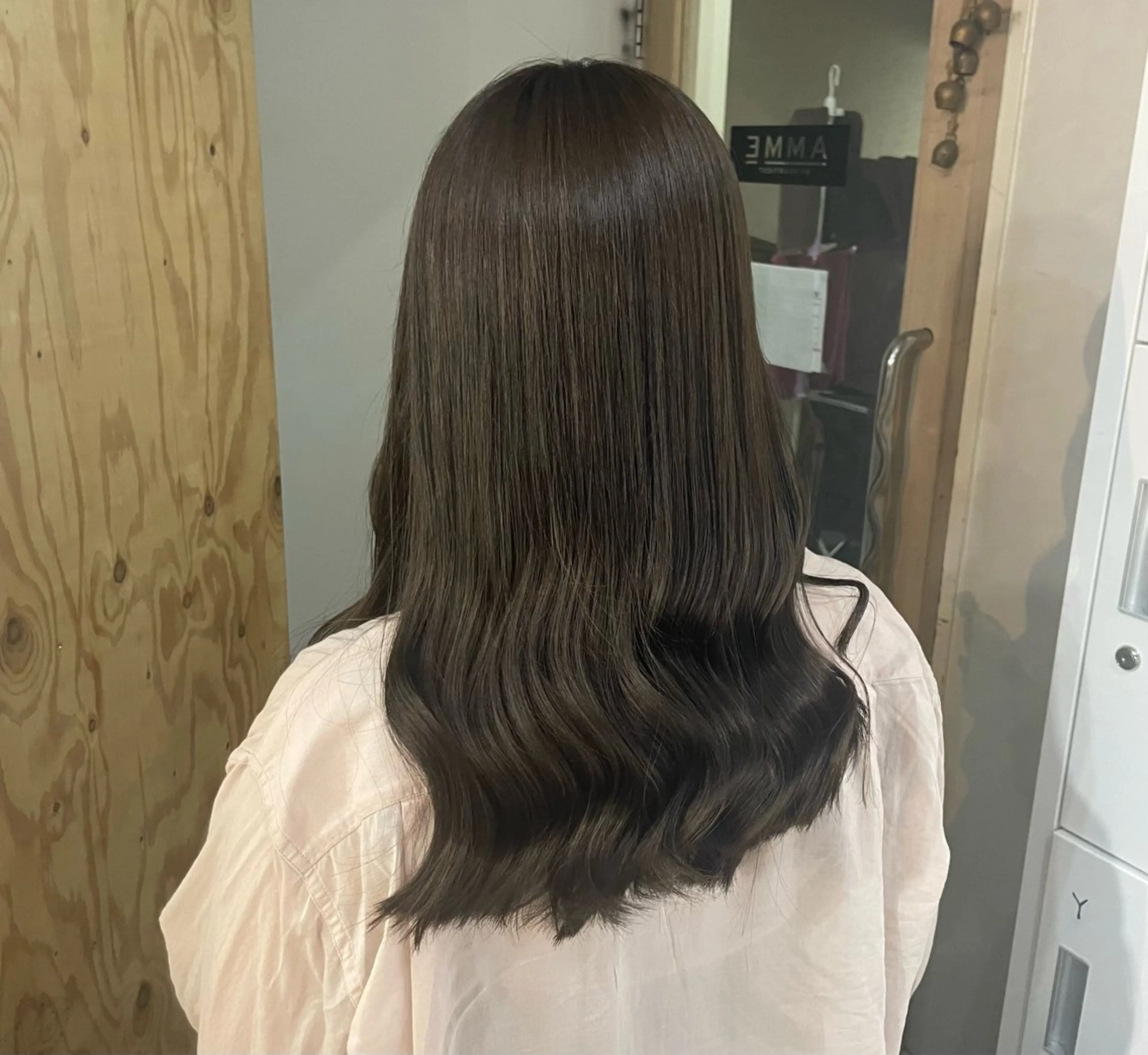 セミロング カラー ヘアカラー トリートメント 似合わせ🫧 麗伍のヘアスタイル