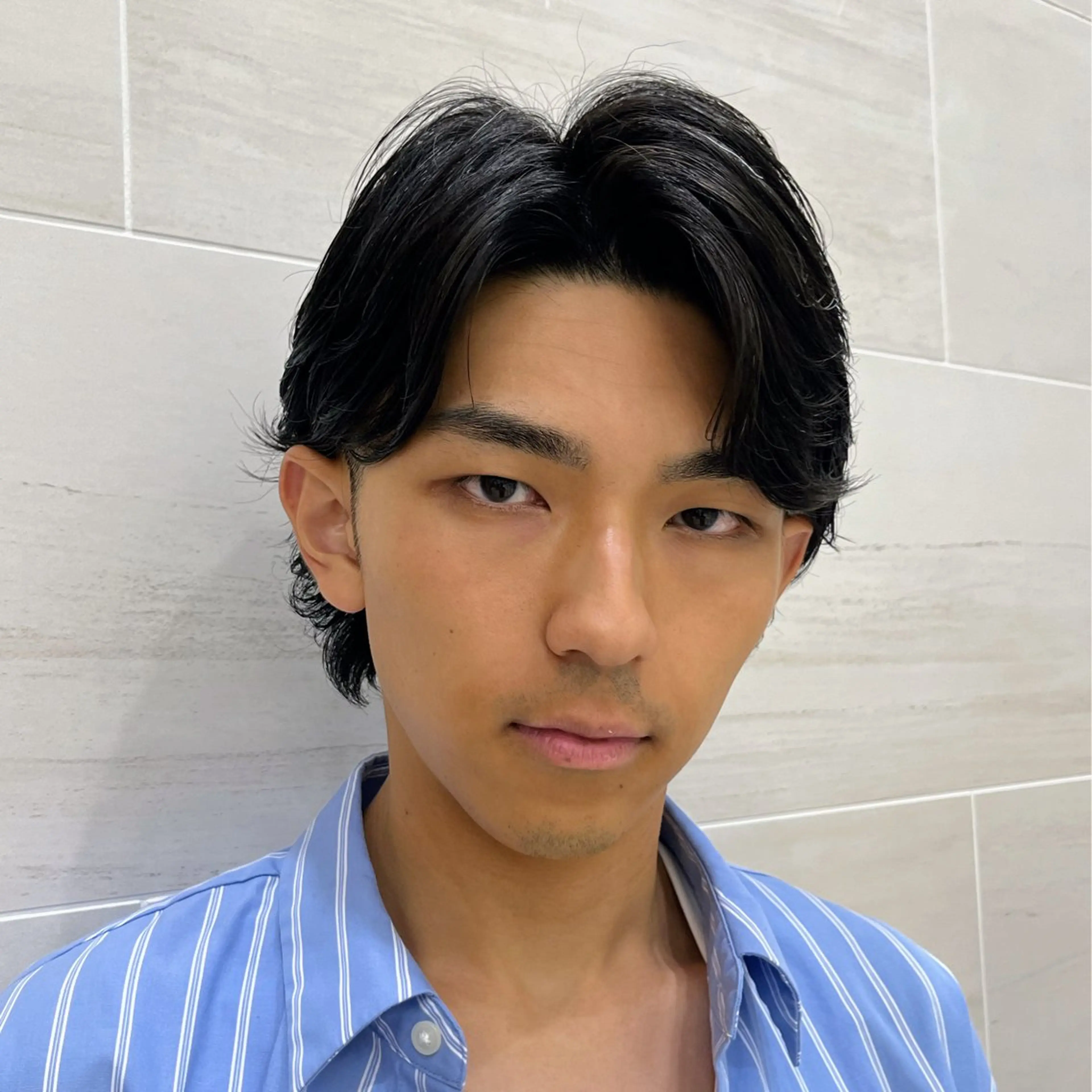 パーマ メンズ カット パーマ Chic 押上🗼 山口 卓朗のヘアスタイル