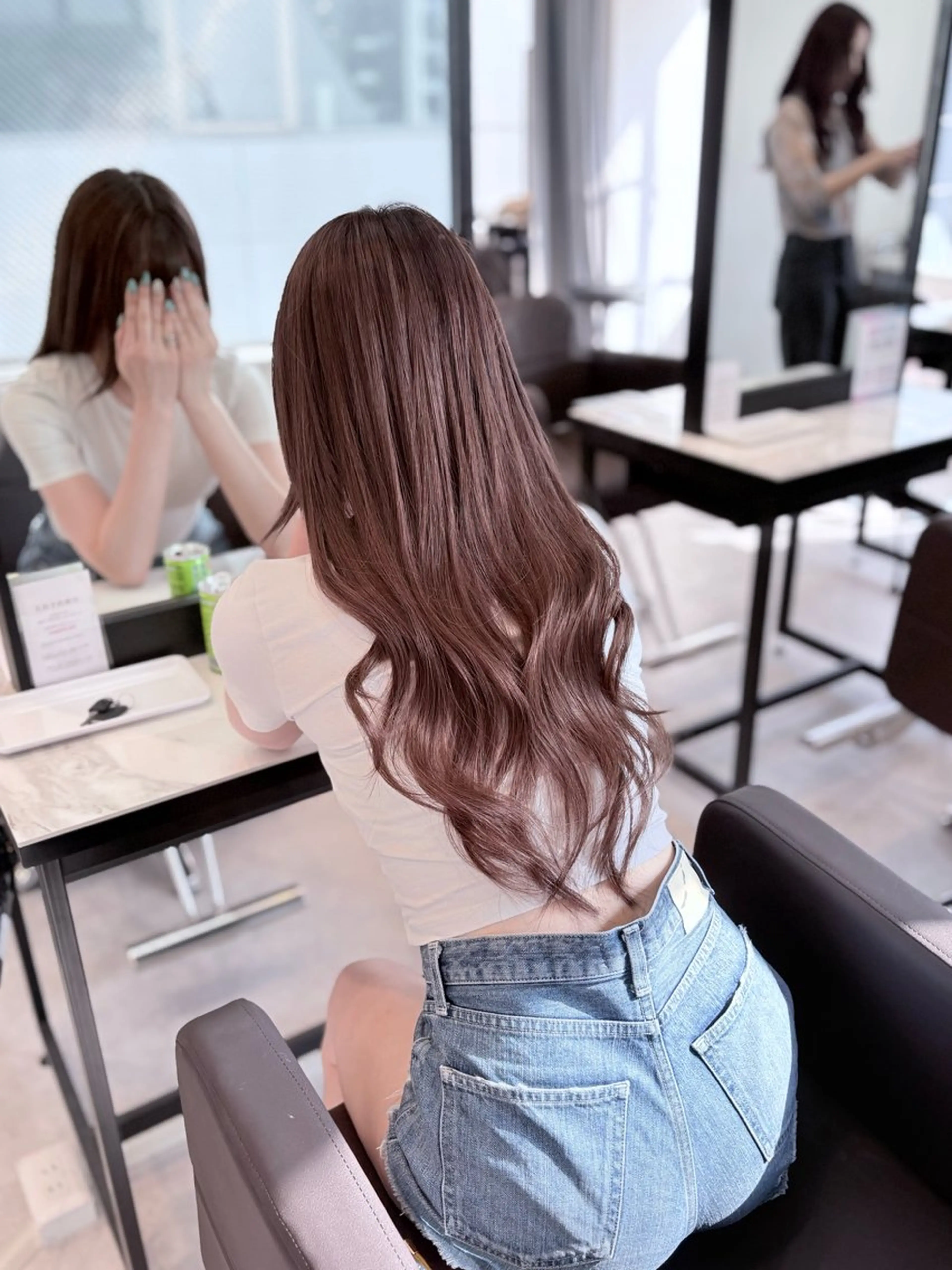 ロング ヘアカラー トリートメント 東京🌈菊池 湧輝🫧表参道/渋谷のヘアスタイル