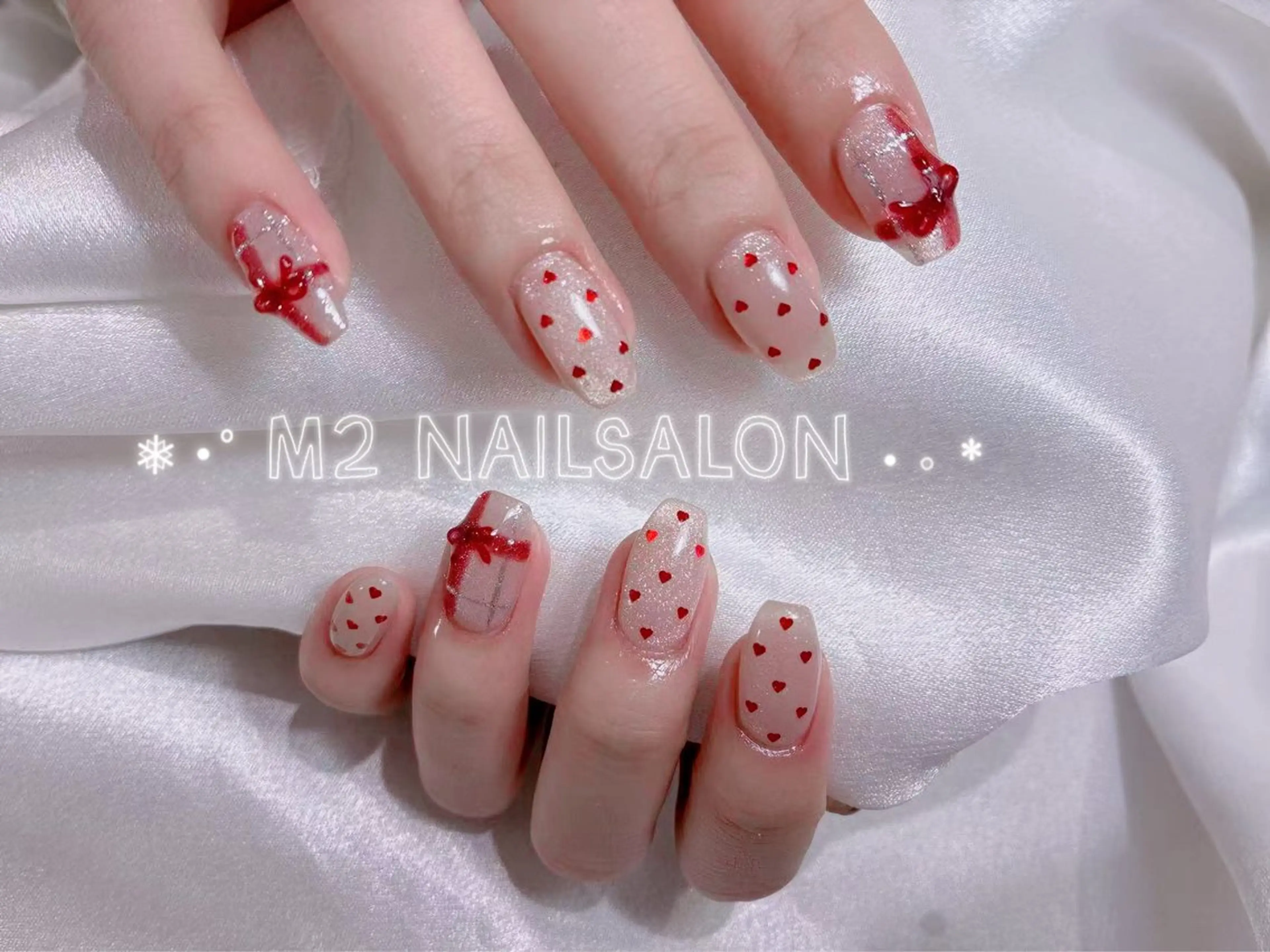 ネイル アートネイル フラッシュネイル フラッシュマグ フットネイル ジェルネイル ハンドネイル 長さだし専門店 M2 rikaのネイルデザイン