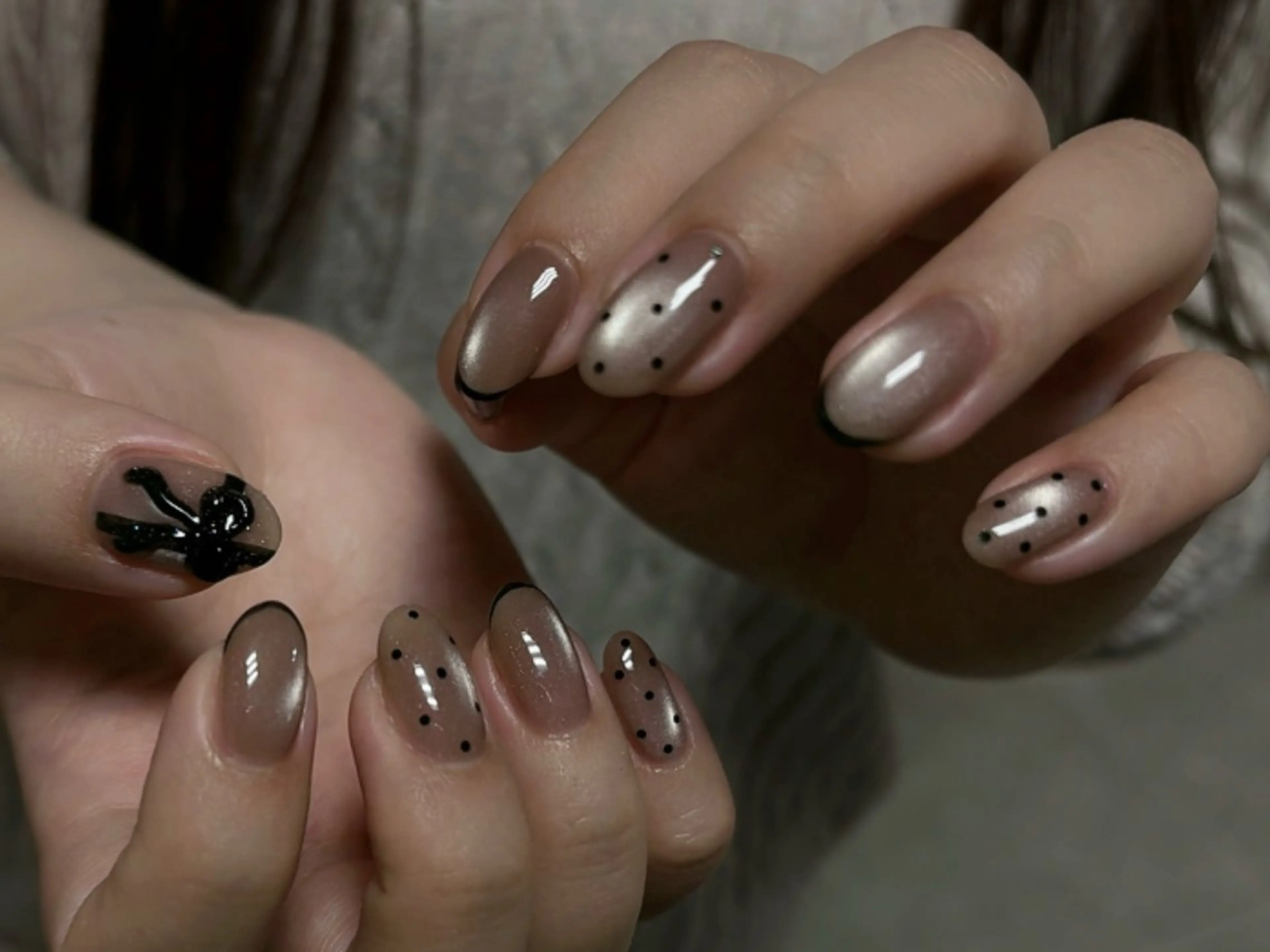 ネイル ハンドネイル Protea きぬがわ らむのネイルデザイン