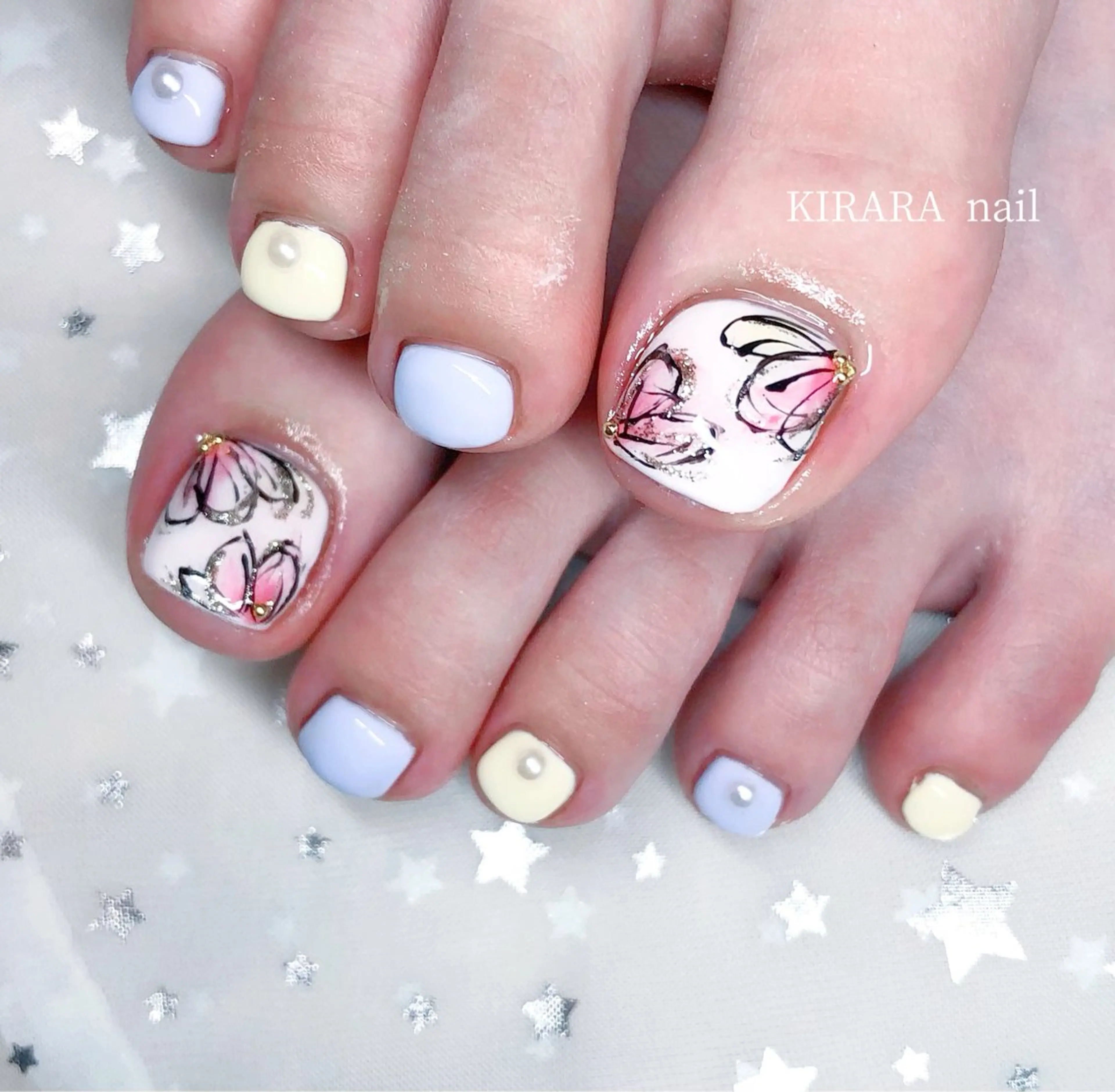 ネイル フットネイル KIRARA ネイルサロンのネイルデザイン