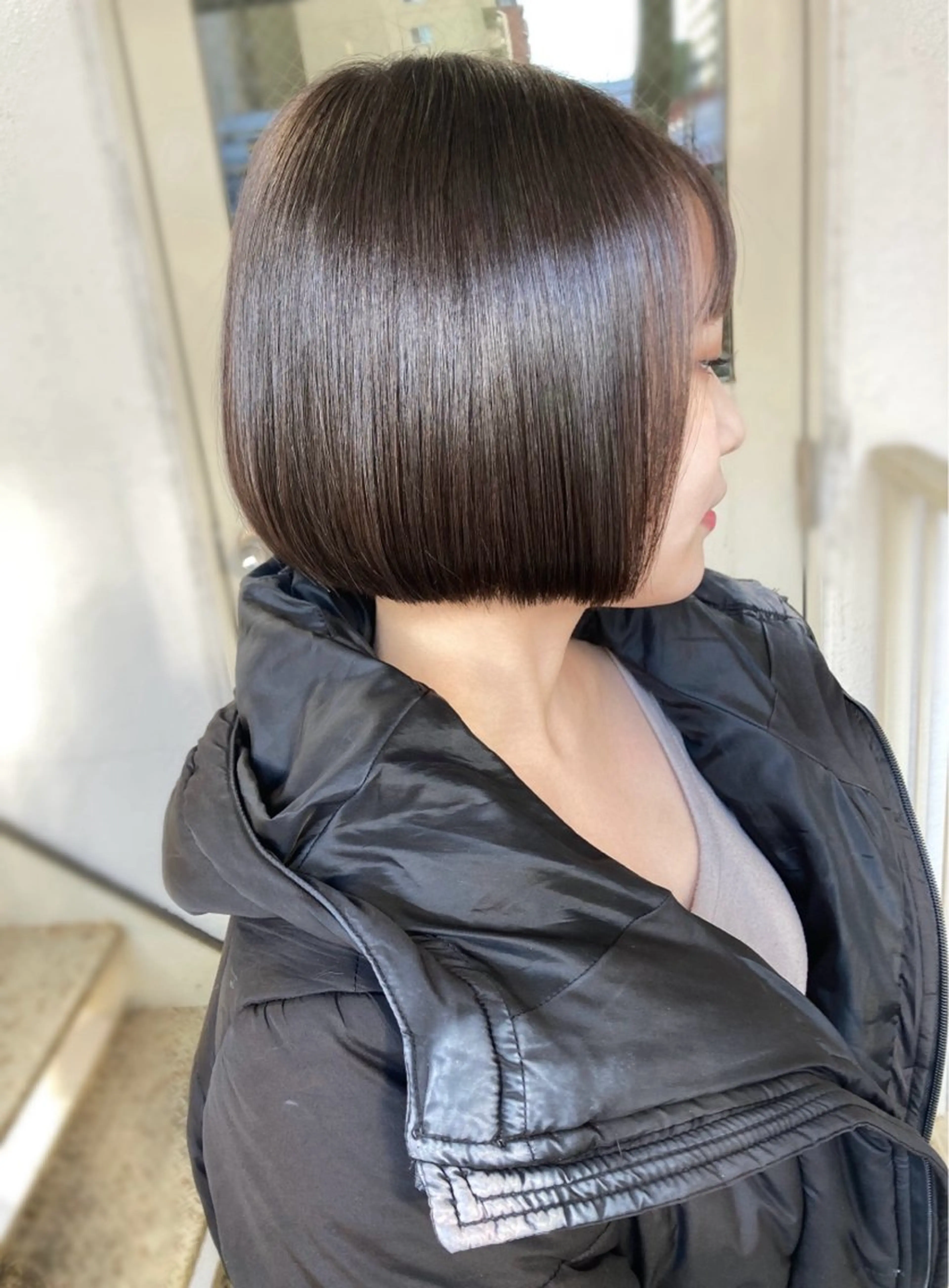 ショート ボブ 小顔カット roka ノゾミのヘアスタイル