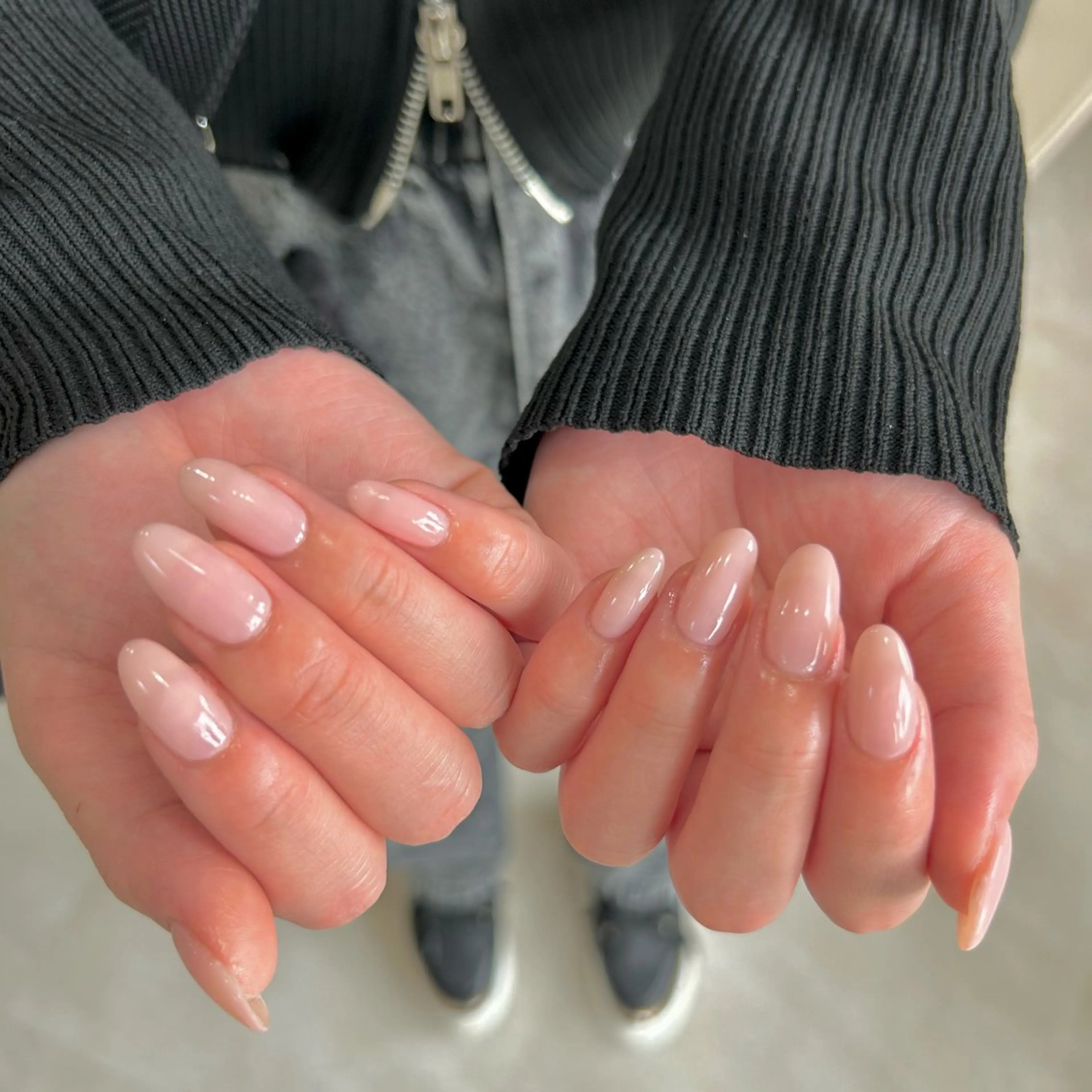 ネイル ワンカラーネイル maninail ayaのネイルデザイン