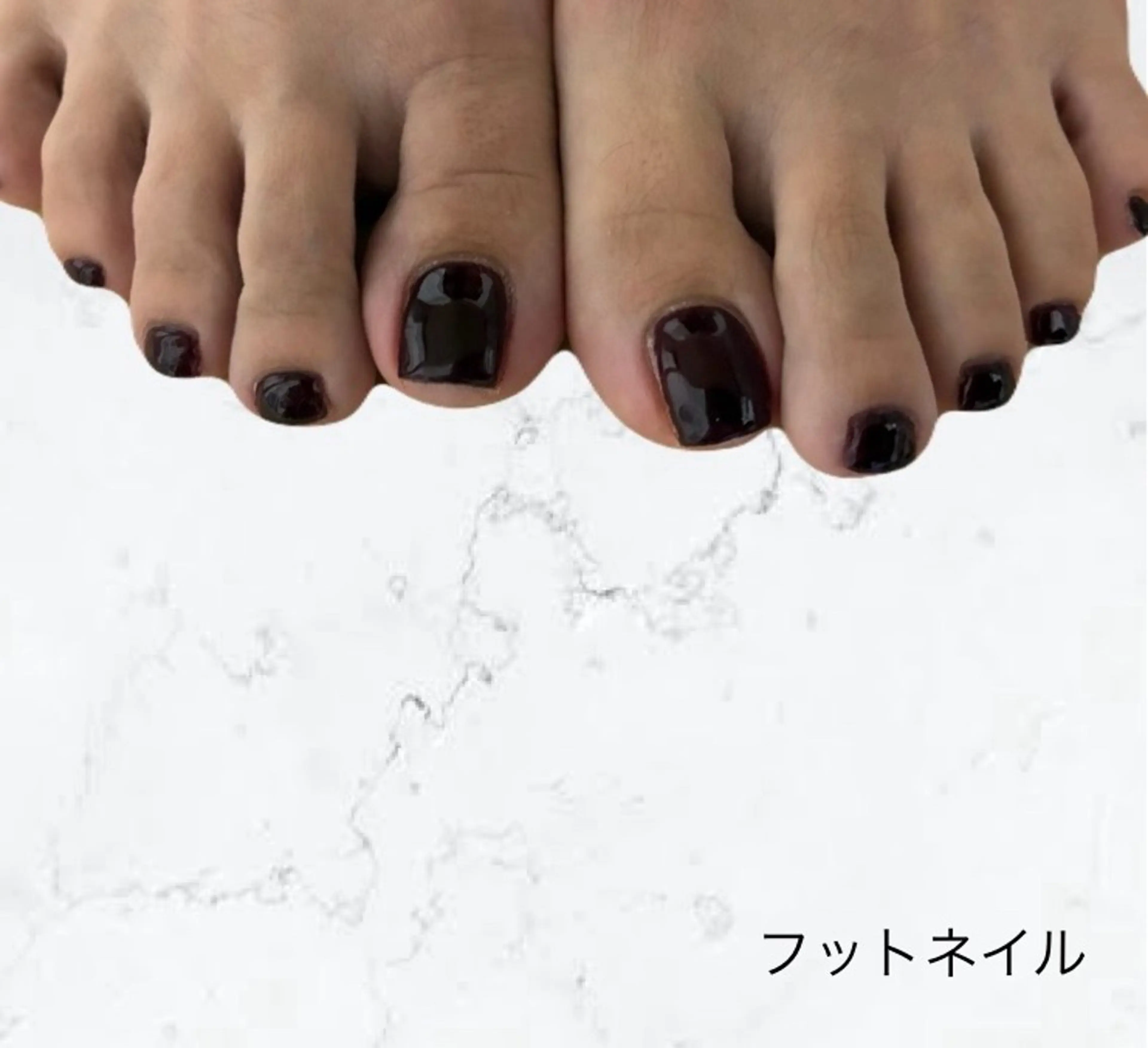 ネイル フットネイル ワンカラーネイル NAIL akaneのネイルデザイン