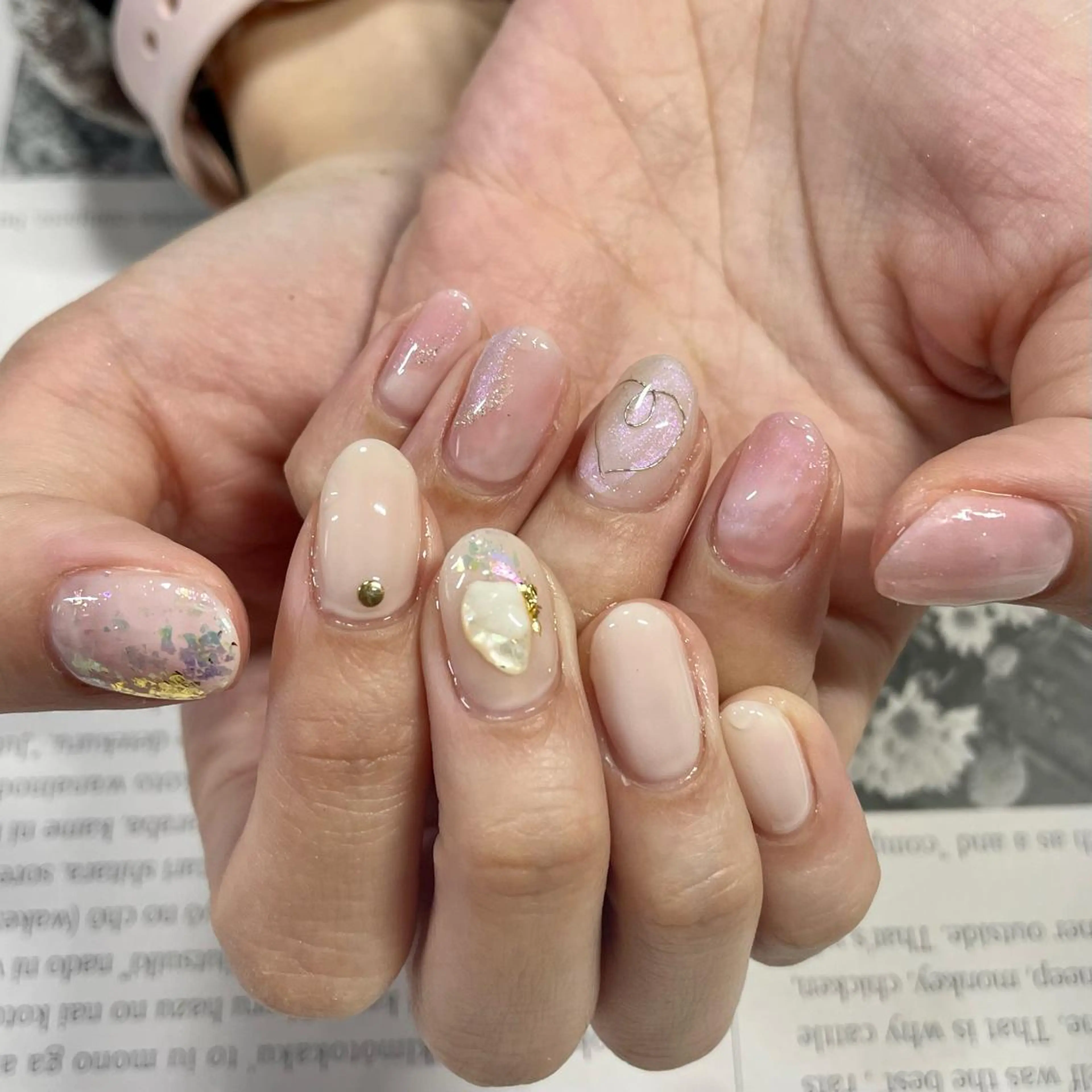 ネイル ニュアンスネイル 奥園 良恵のネイルデザイン