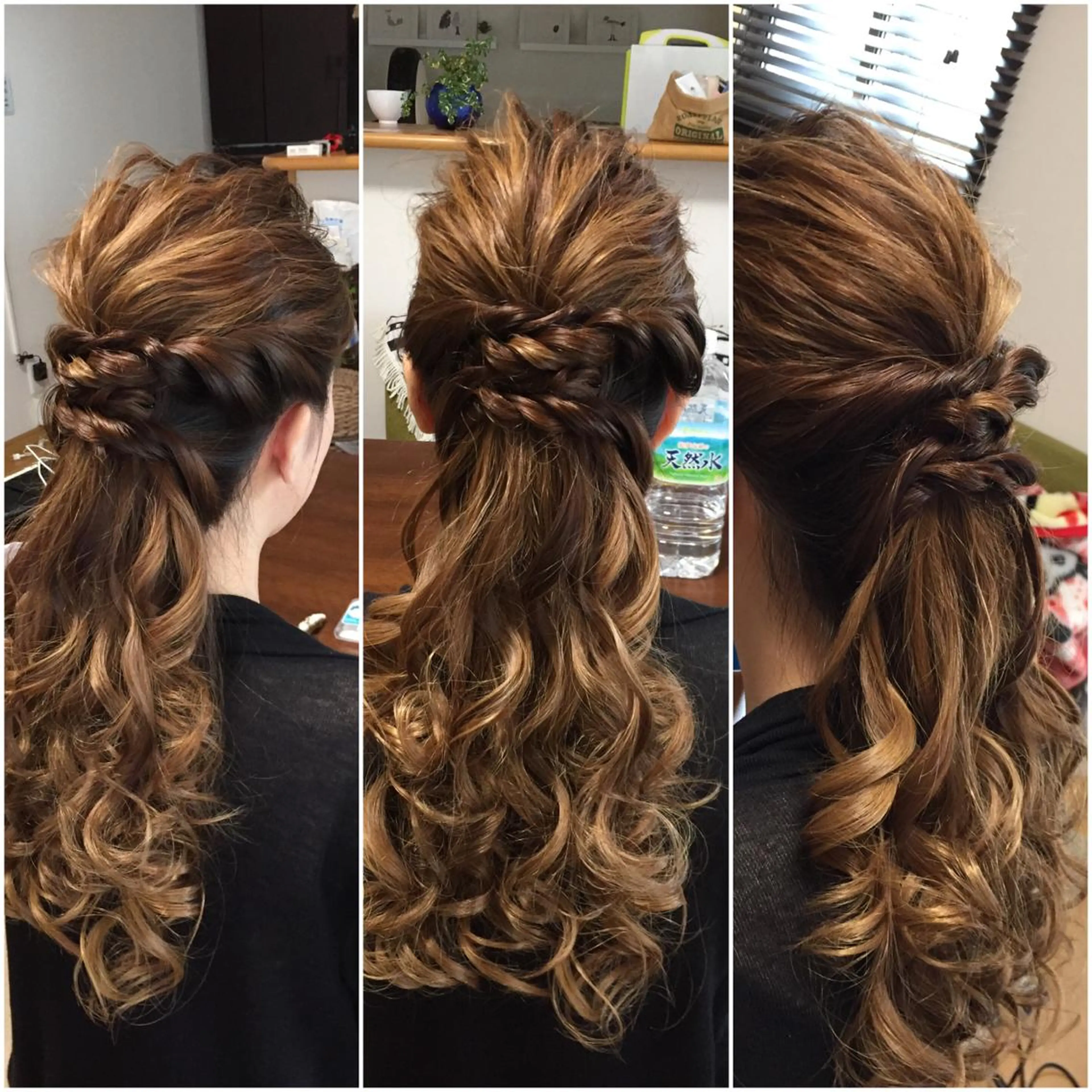 セミロング ロング ヘアアレンジ ハーフアップ 結婚式・ブライダル beauty salon　Atora所属・大賀 海夕の眉毛・アイブロウイメージ