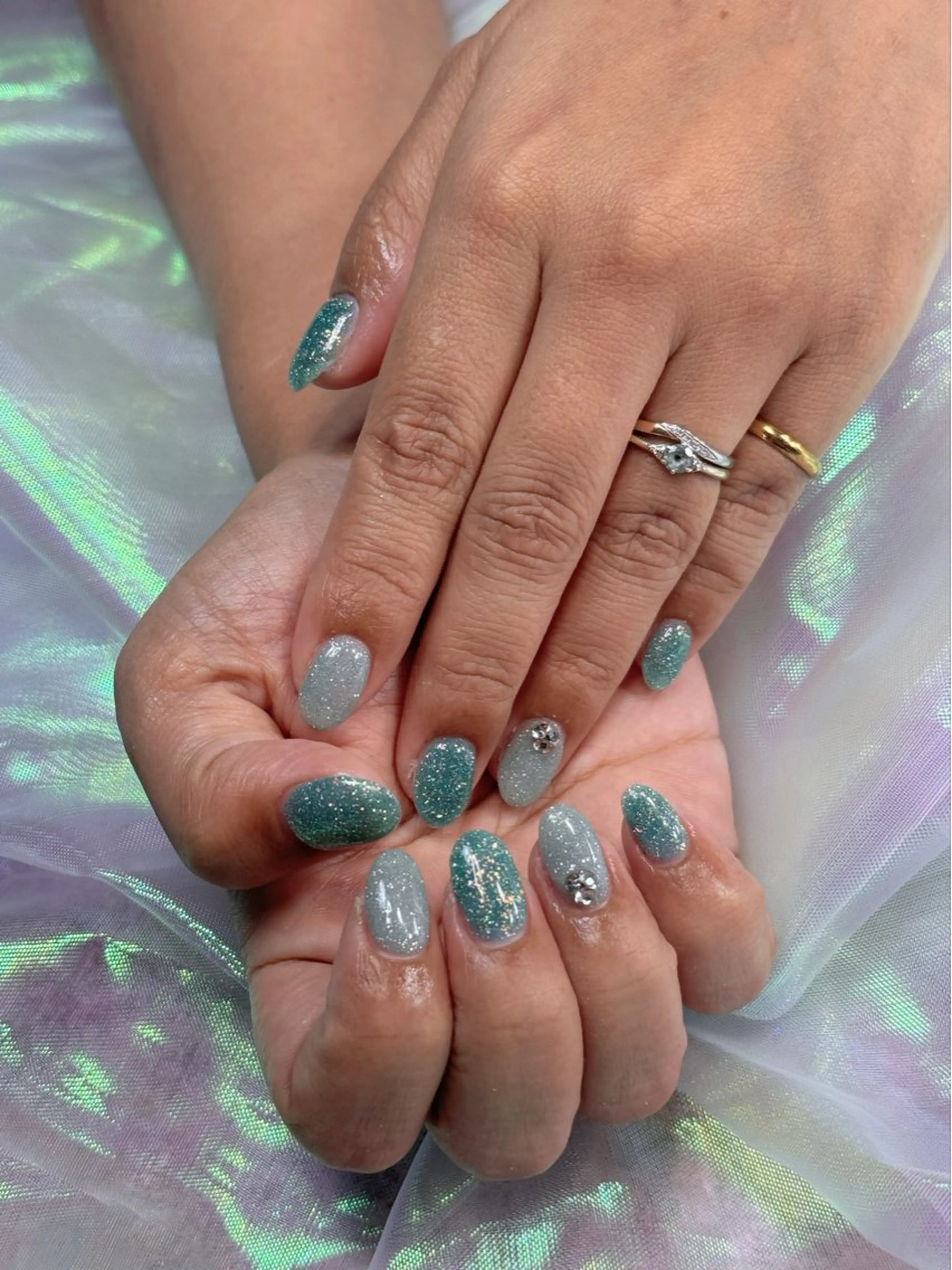 ネイル チークネイル フラッシュネイル フレンチネイル ジェルネイル ロングネイル nail sideraのネイルデザイン
