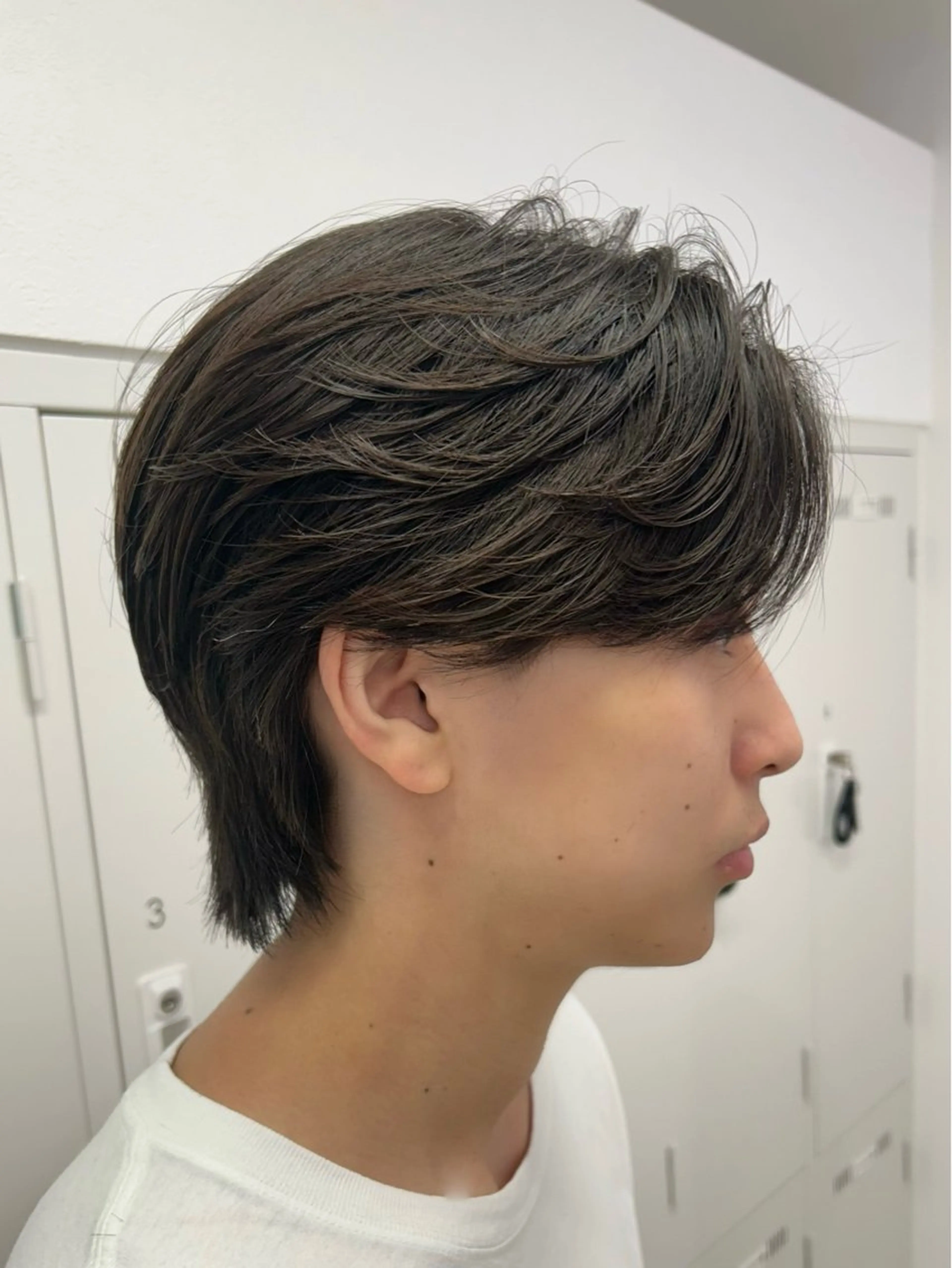 ミディアム パーマ メンズ カット パーマ ♠️メンズ特化／ 社 由樹♠️のヘアスタイル