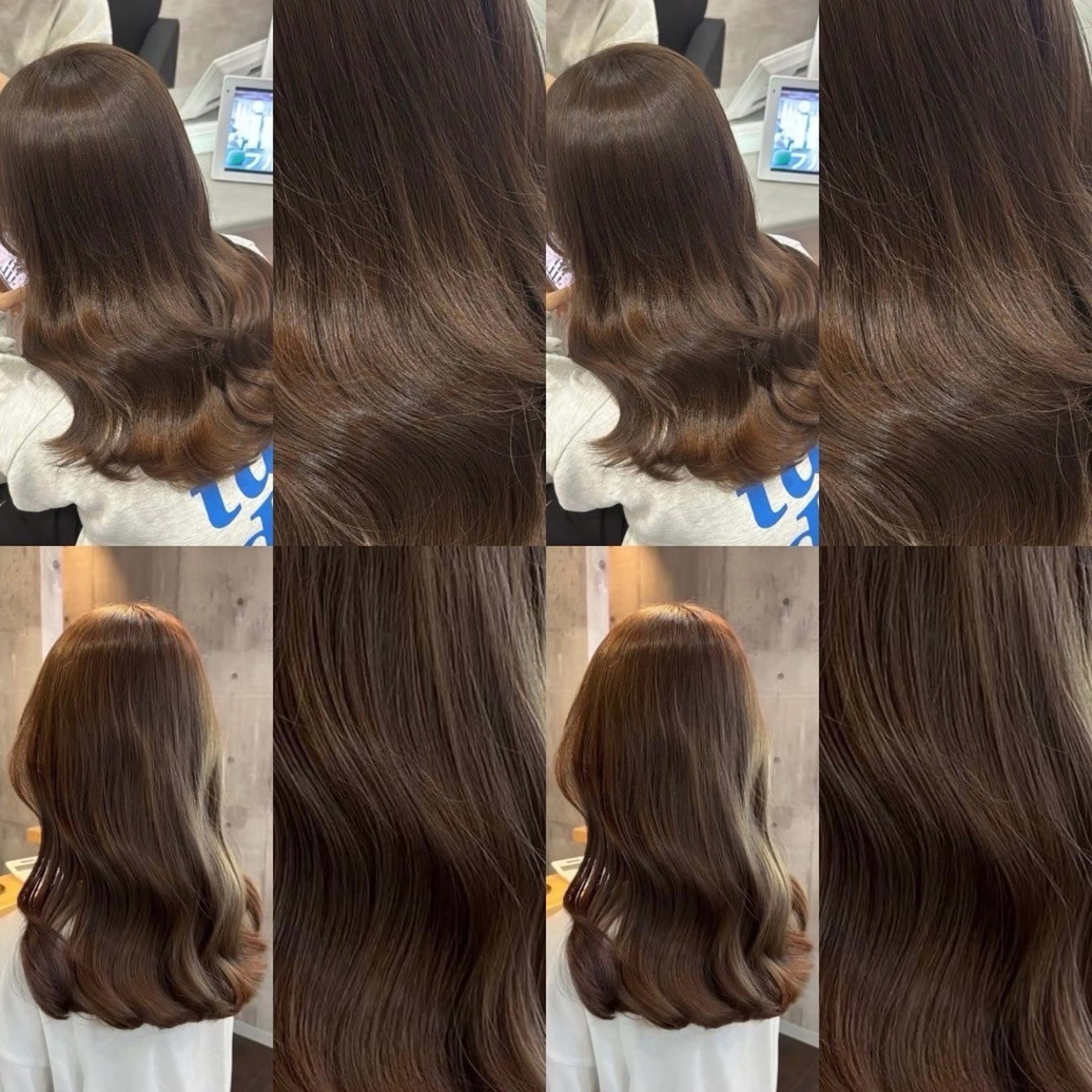 ロング カラー ヘアカラー ✨韓国艶髪✨ケア ブリーチ🫧アキラのヘアスタイル