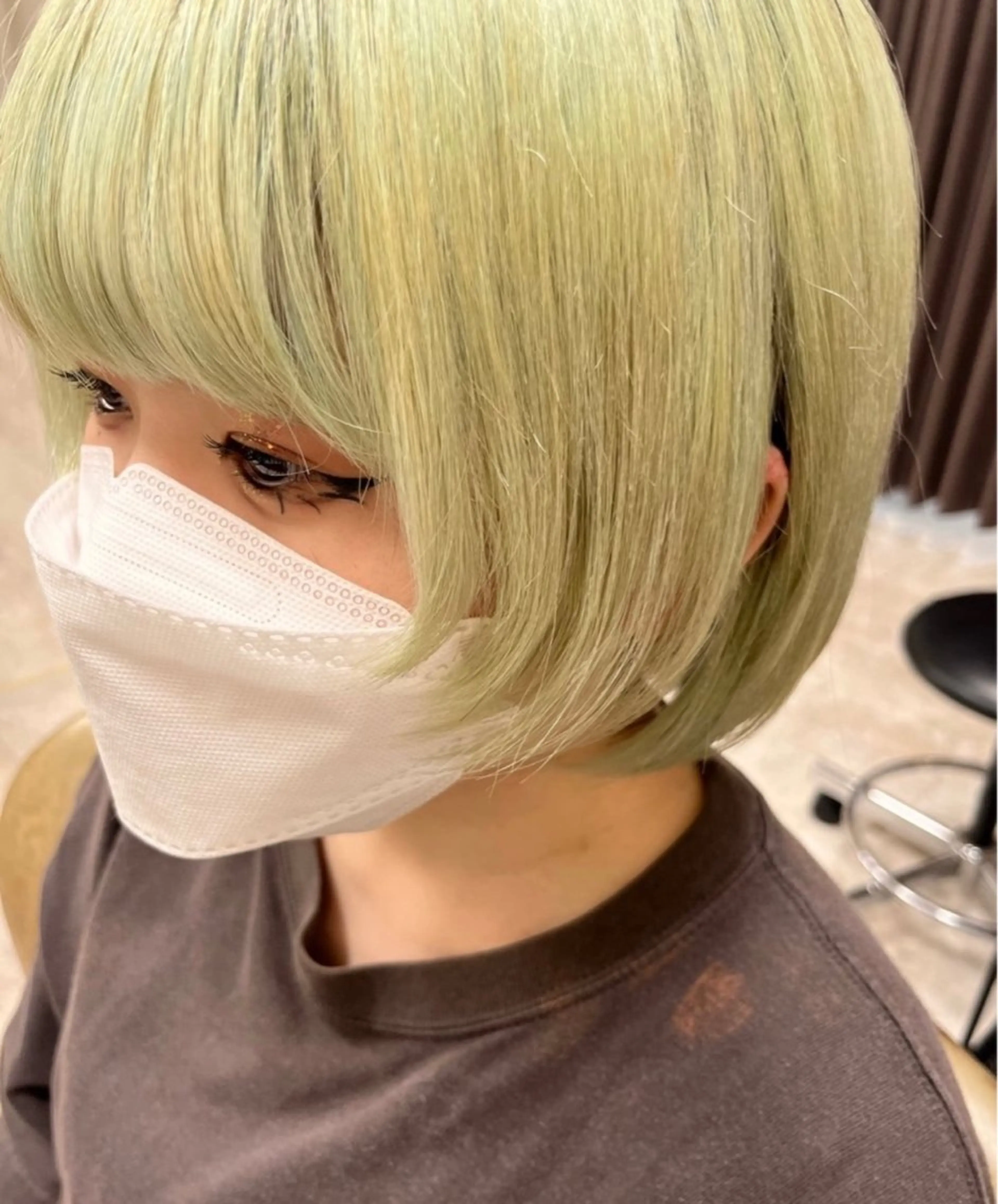 セミロング 中村 由布紀のヘアスタイル