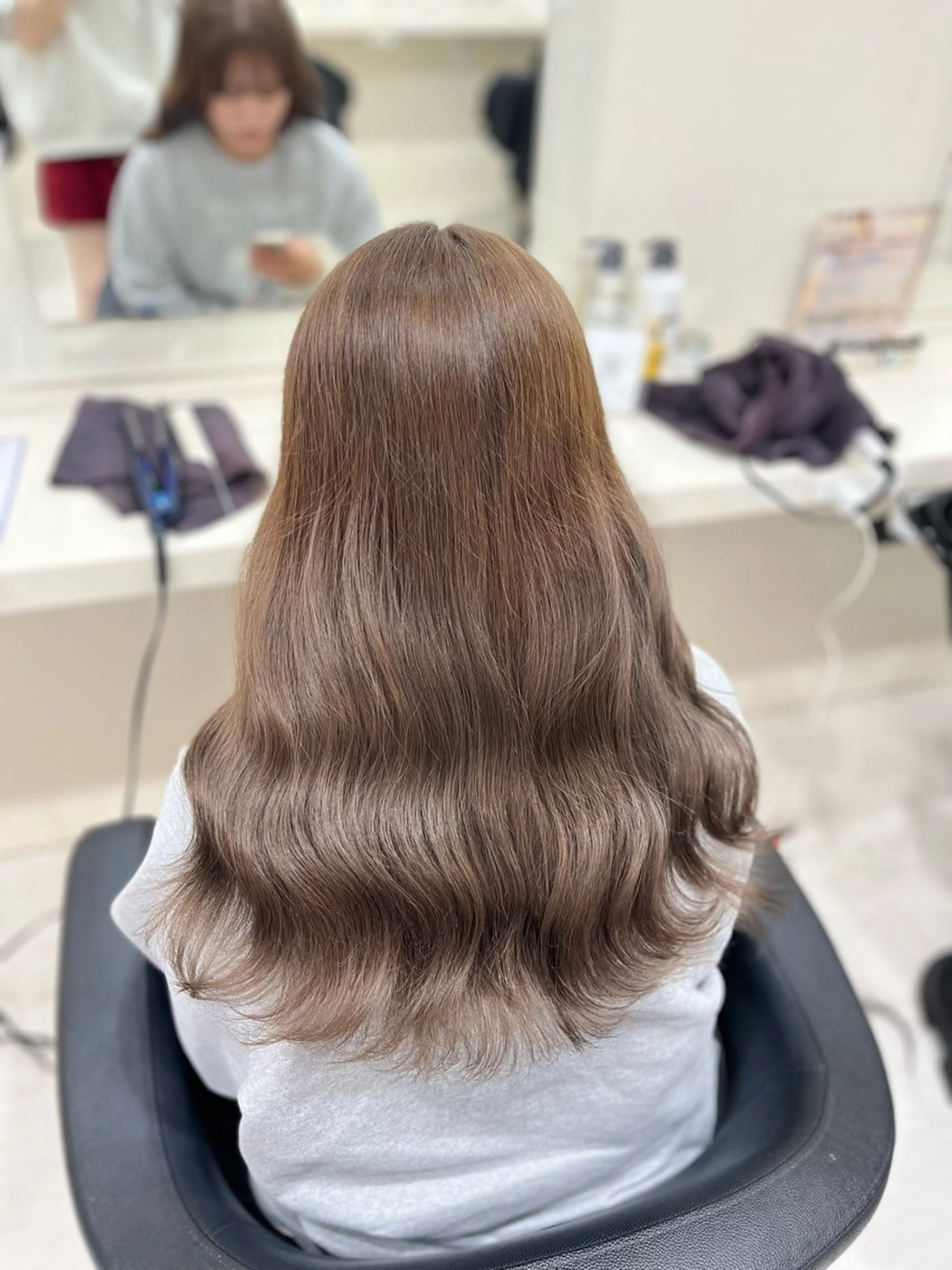 カラー ヘアカラー トリートメント ベージュ・ラベンダー カラー🎀りりのヘアスタイル