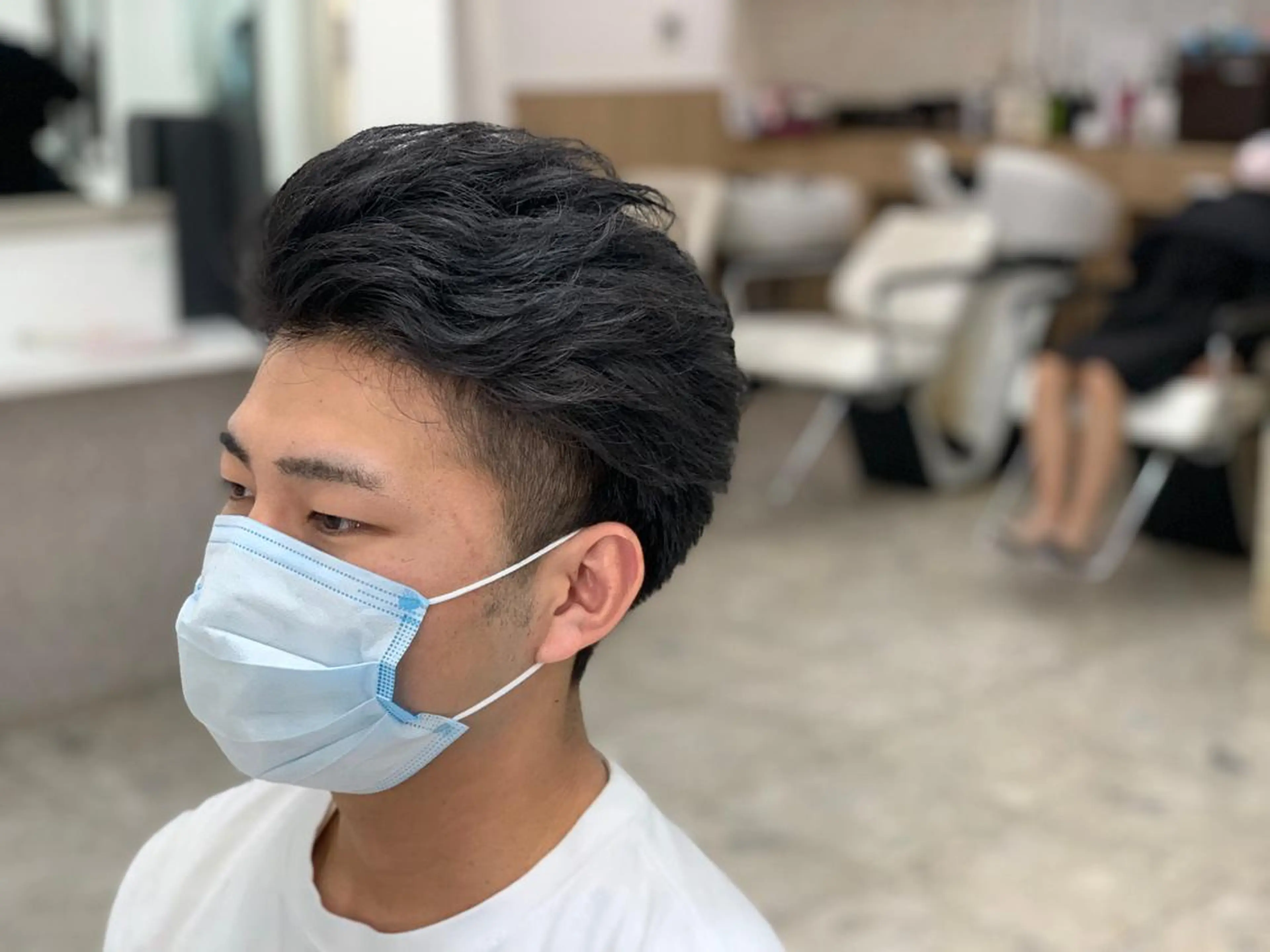 ショート ハイライト&曲がる 縮毛矯正特化 玉置のヘアスタイル