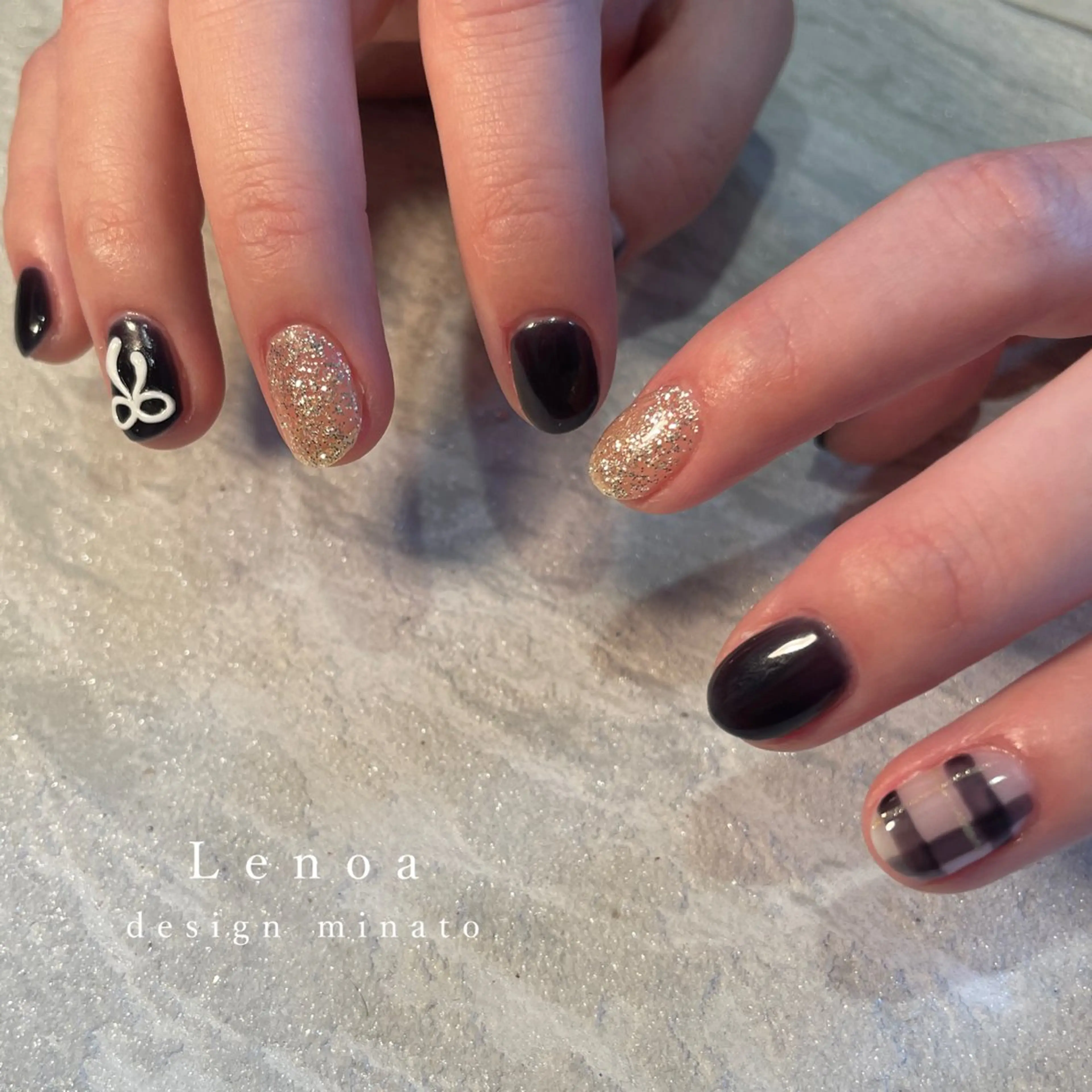 ネイル ハンドネイル Lenoa minatoのネイルデザイン